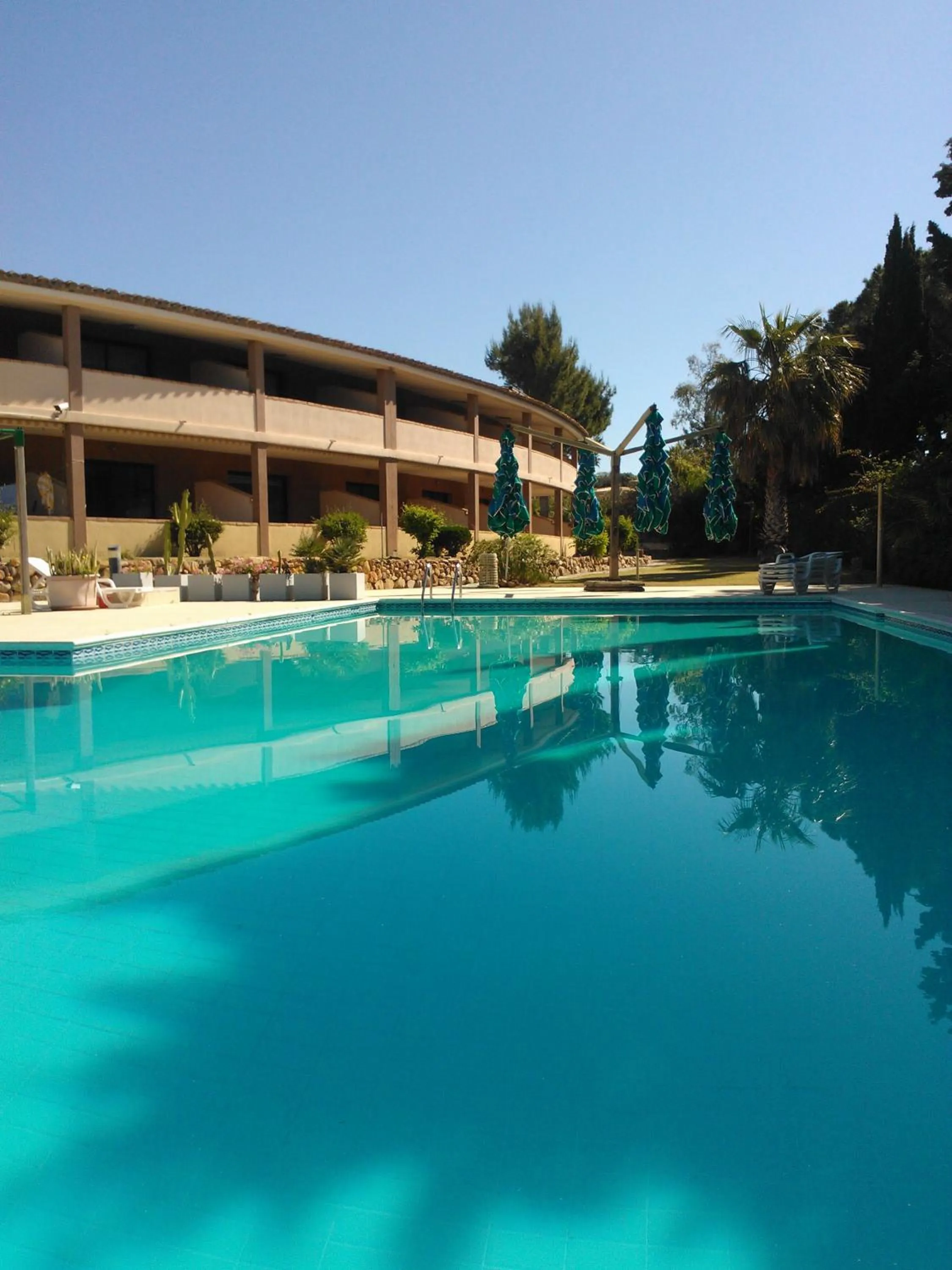 Pool view in Verdemare Sardegna Uno