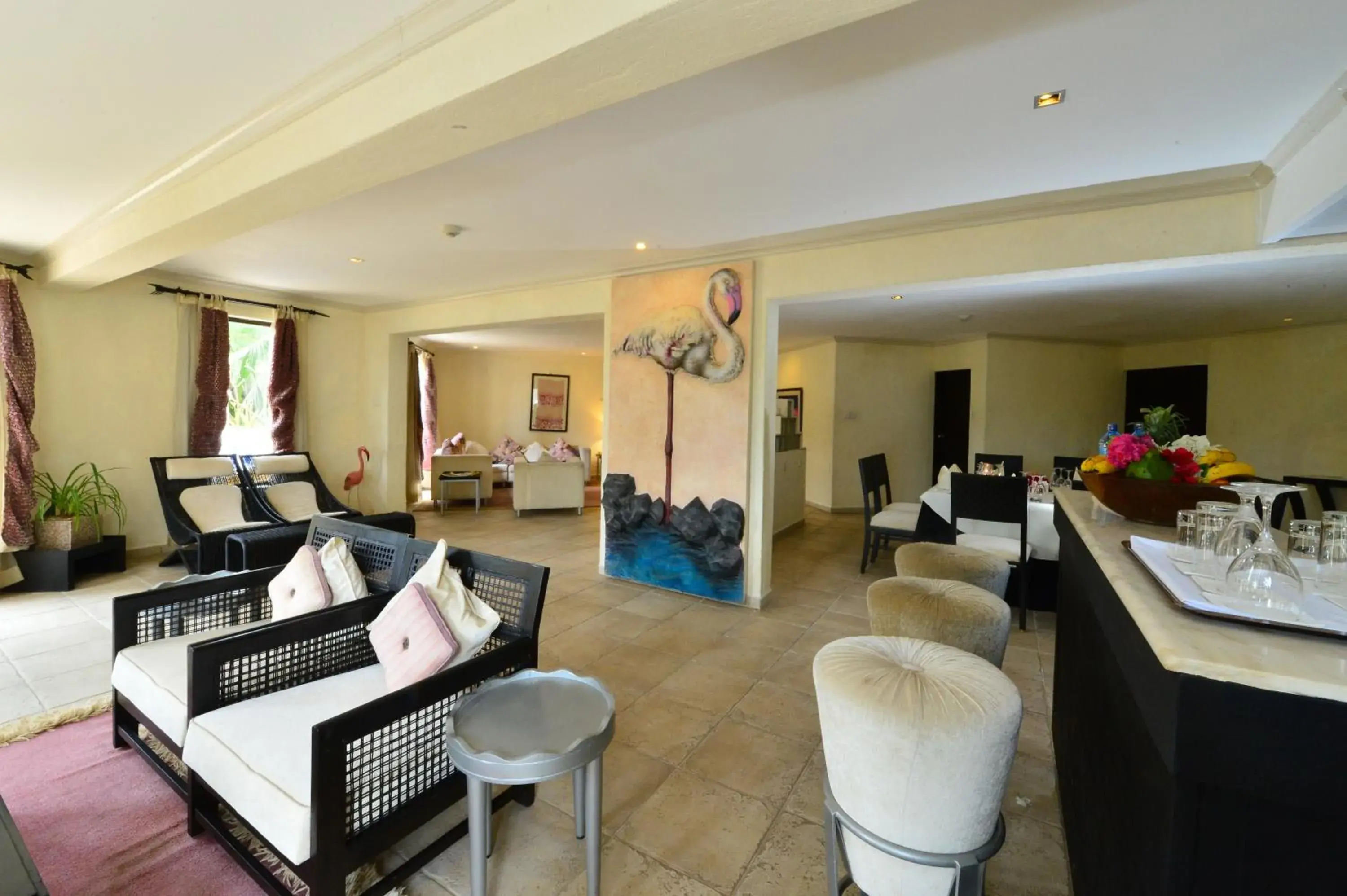 Living room in Diani Reef Beach Resort & Spa - Your Beachfront Bliss Awaits Living room in Diani Reef Beach Resort & Spa - Your Beachfront Bliss Awaits