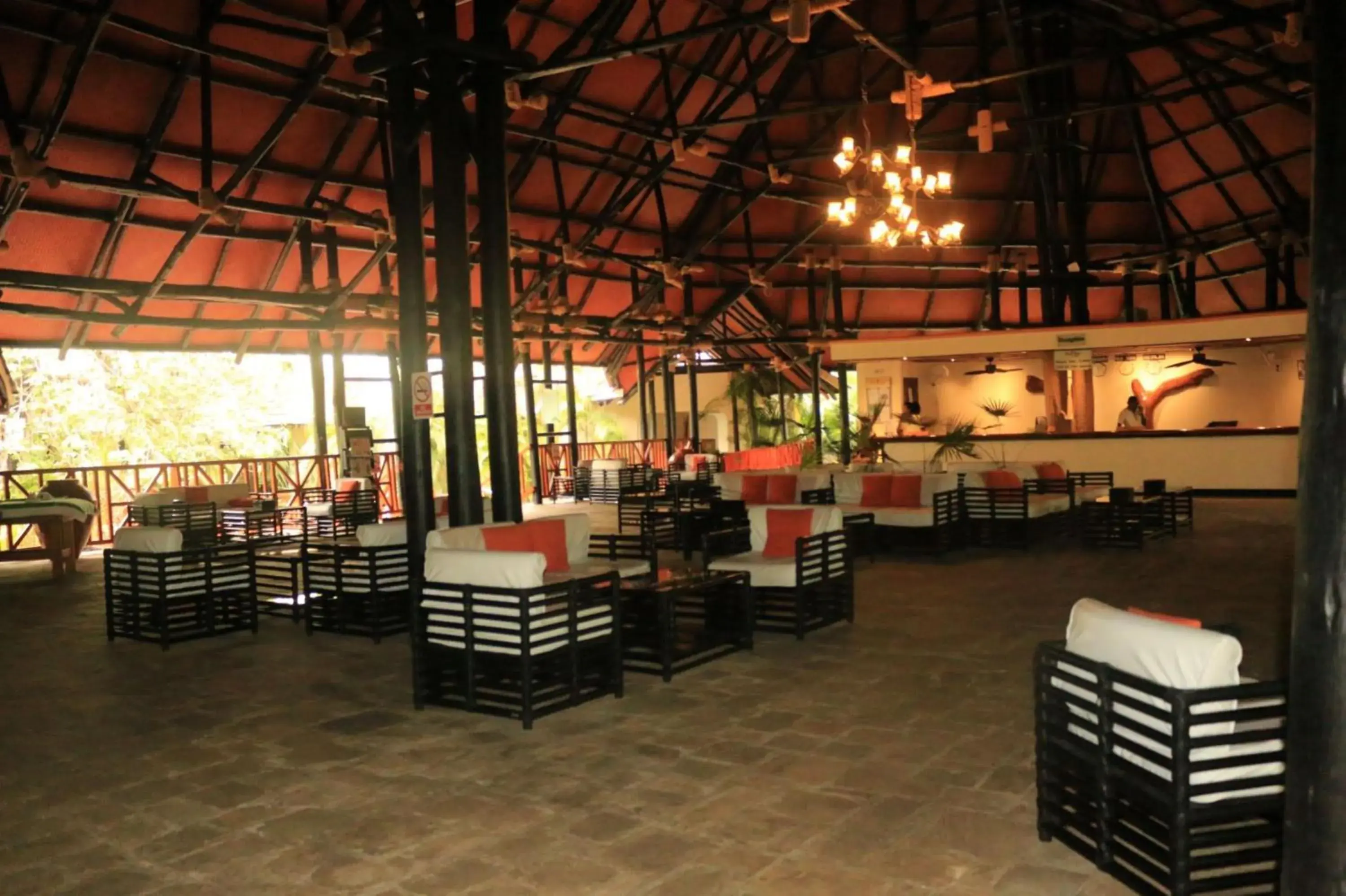 Lobby or reception in Diani Reef Beach Resort & Spa - Your Beachfront Bliss Awaits Lobby or reception in Diani Reef Beach Resort & Spa - Your Beachfront Bliss Awaits