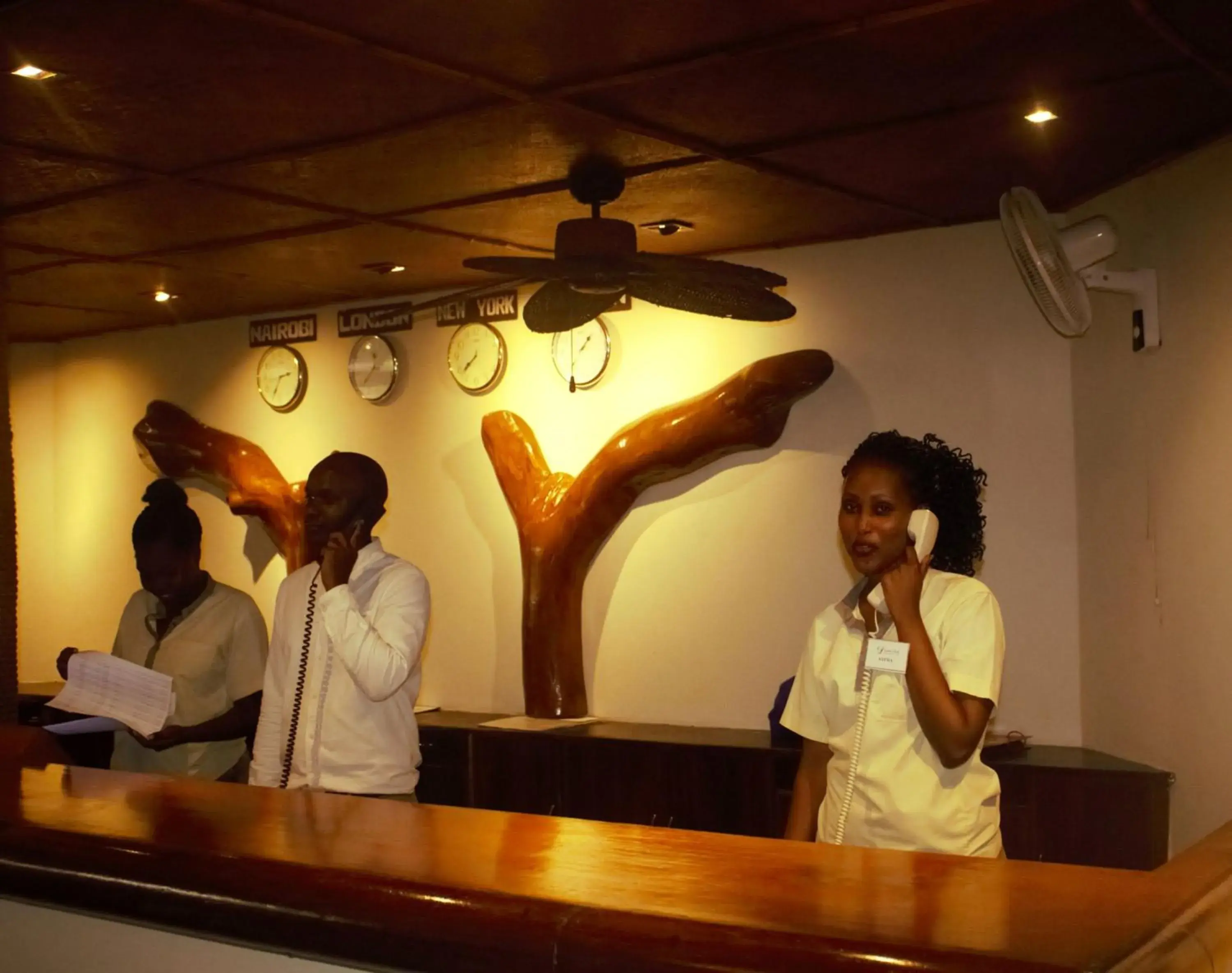 Lobby or reception in Diani Reef Beach Resort & Spa - Your Beachfront Bliss Awaits Lobby or reception in Diani Reef Beach Resort & Spa - Your Beachfront Bliss Awaits