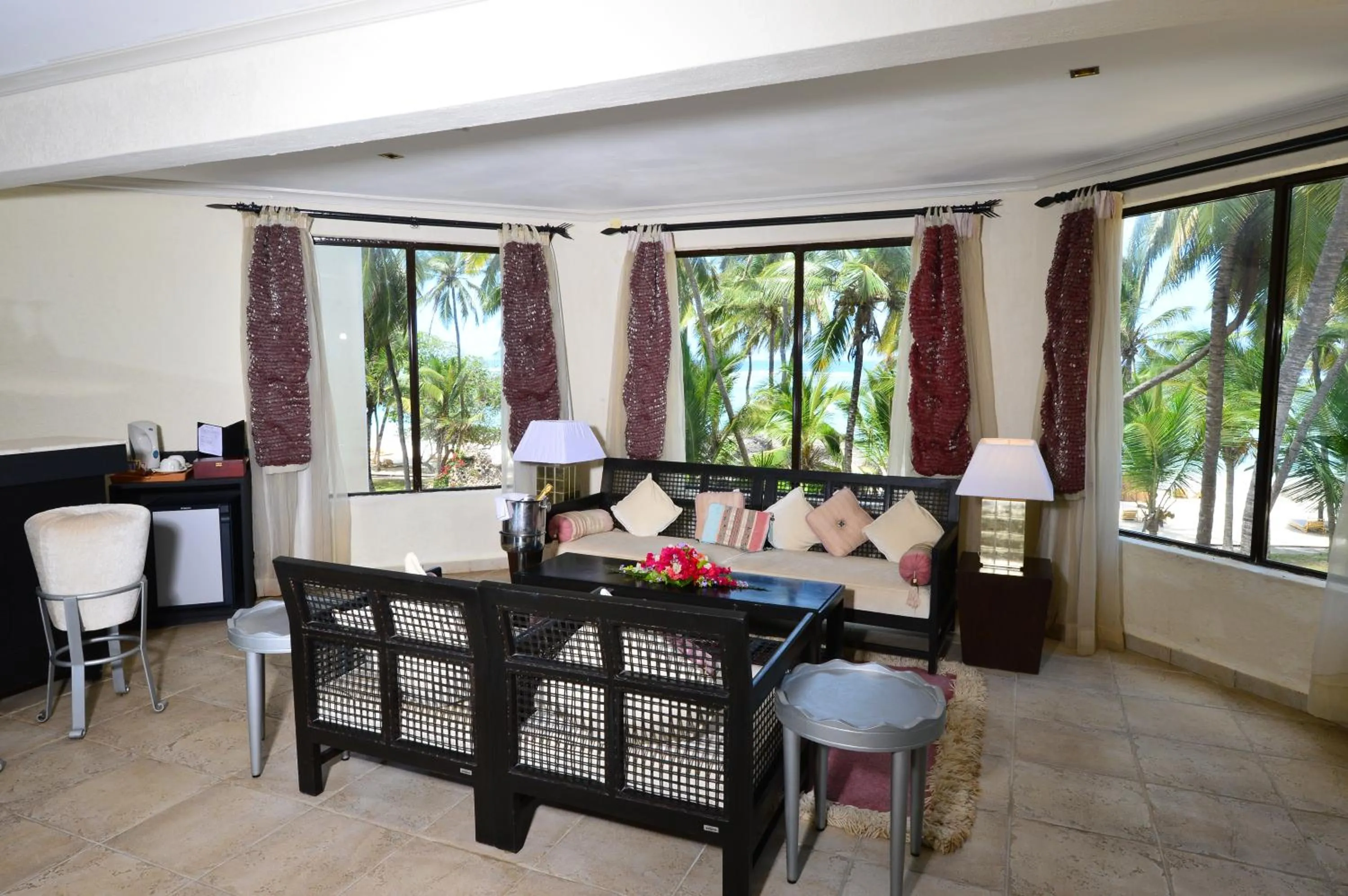 Dining area in Diani Reef Beach Resort & Spa - Your Beachfront Bliss Awaits