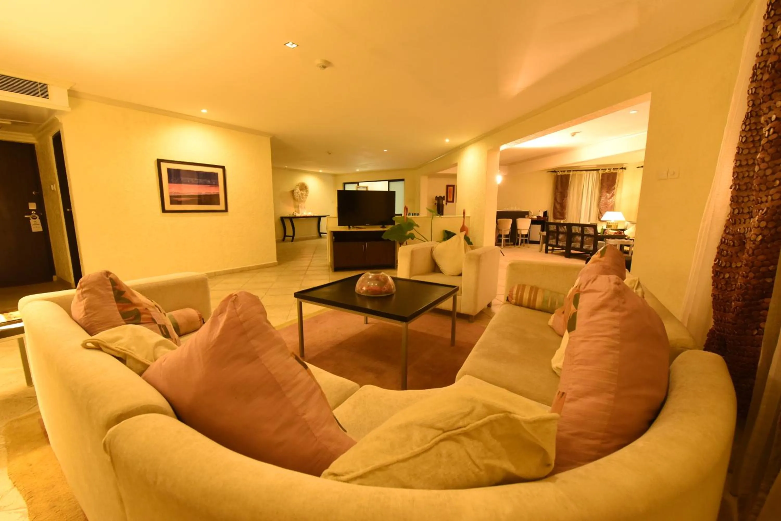 Living room in Diani Reef Beach Resort & Spa - Your Beachfront Bliss Awaits