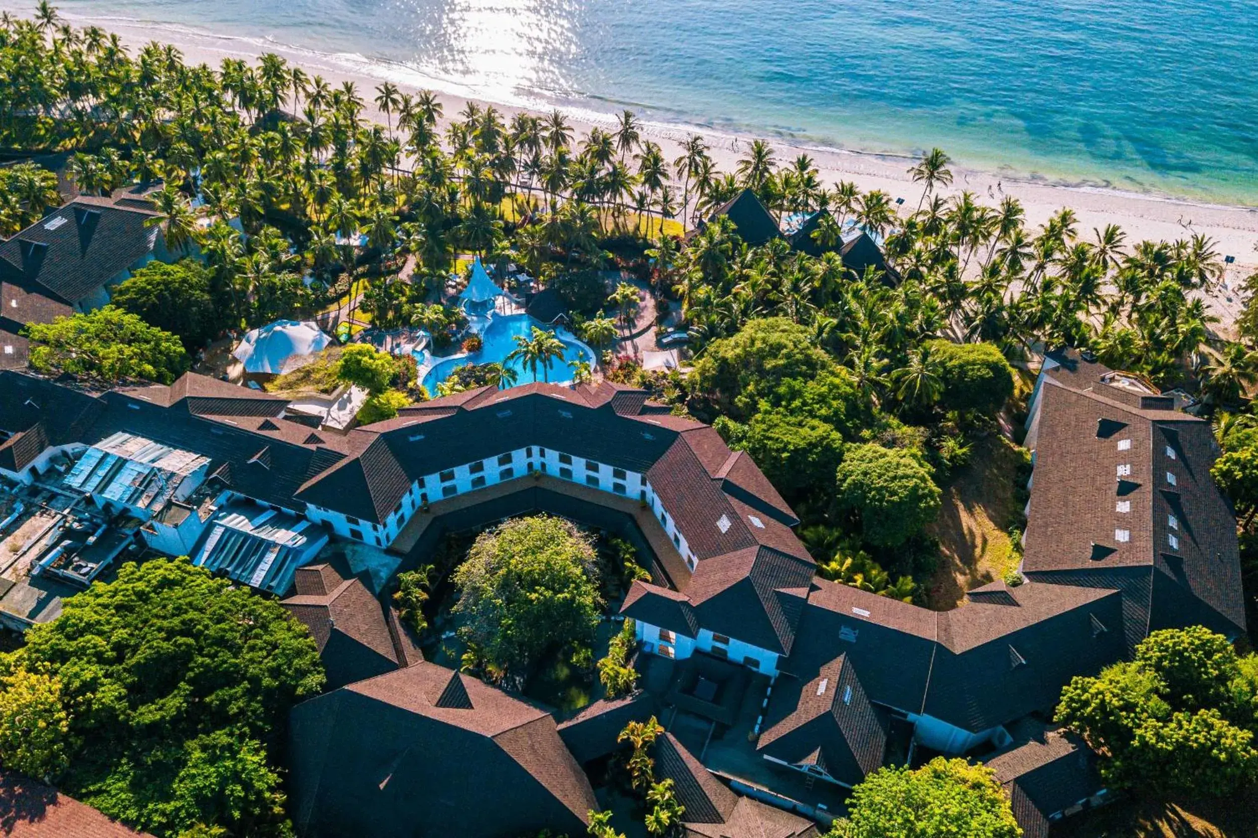Bird's eye view in Diani Reef Beach Resort & Spa - Your Beachfront Bliss Awaits Bird's eye view in Diani Reef Beach Resort & Spa - Your Beachfront Bliss Awaits