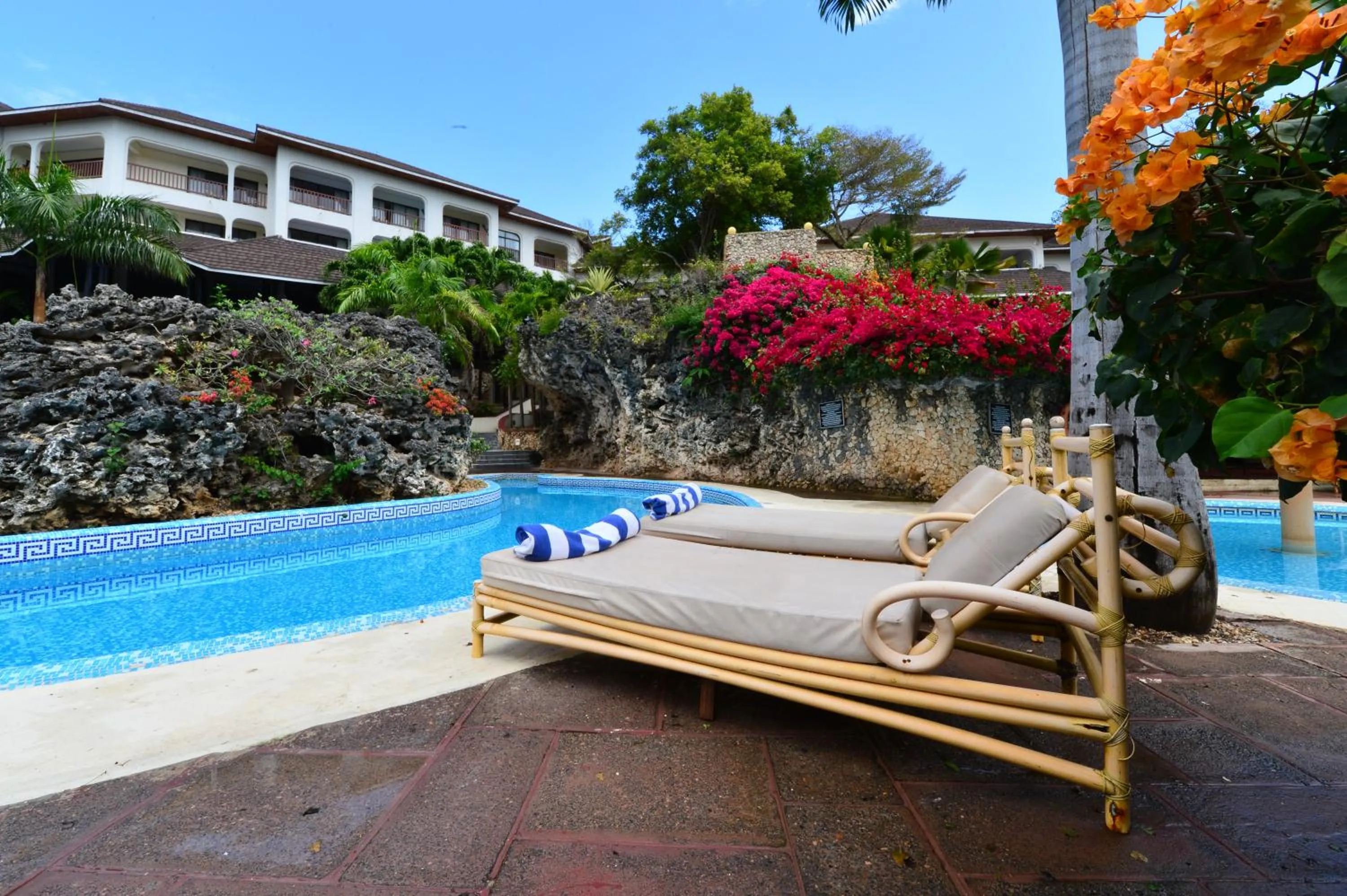 Swimming pool in Diani Reef Beach Resort & Spa - Your Beachfront Bliss Awaits