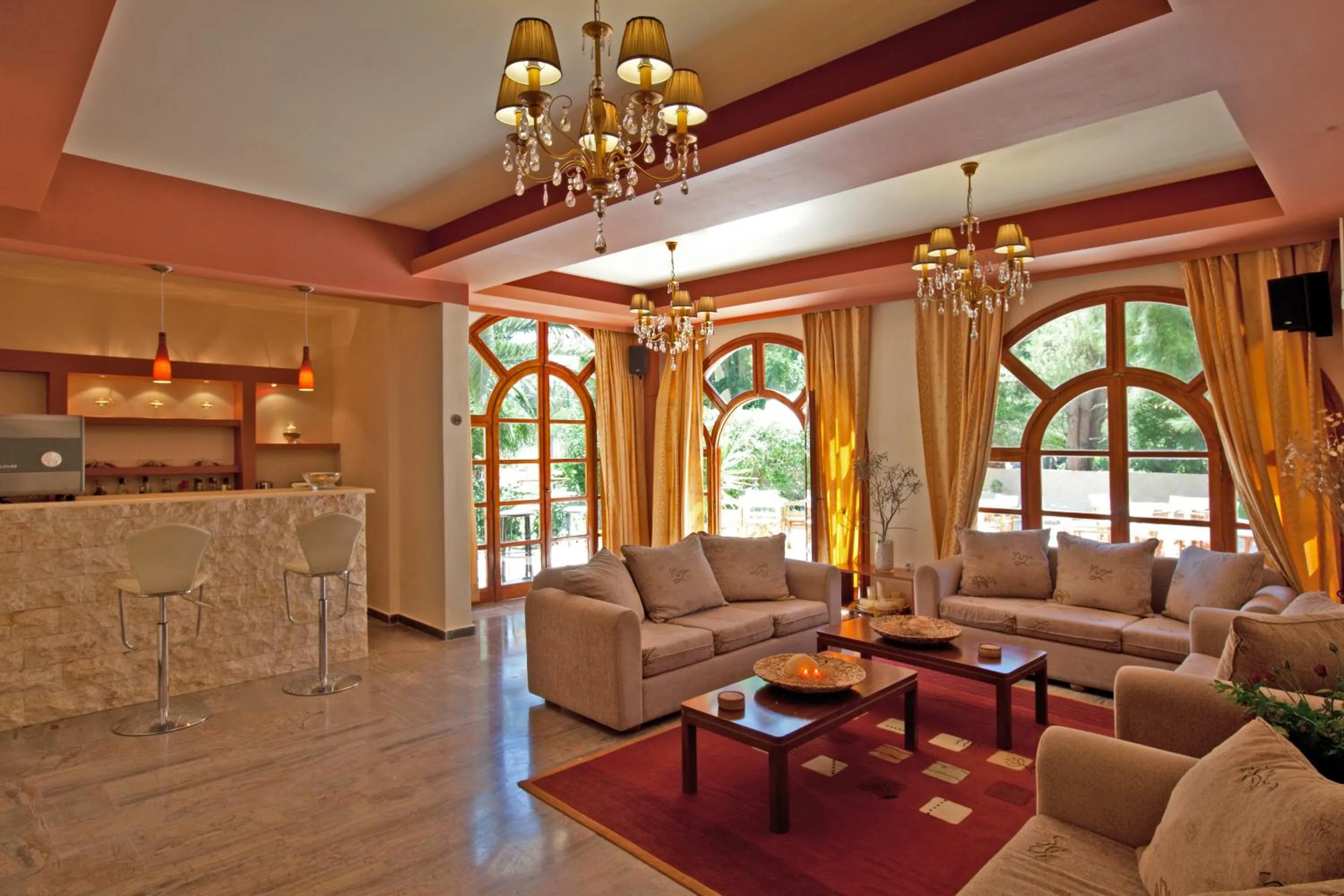 Decorative detail in Hotel Milton