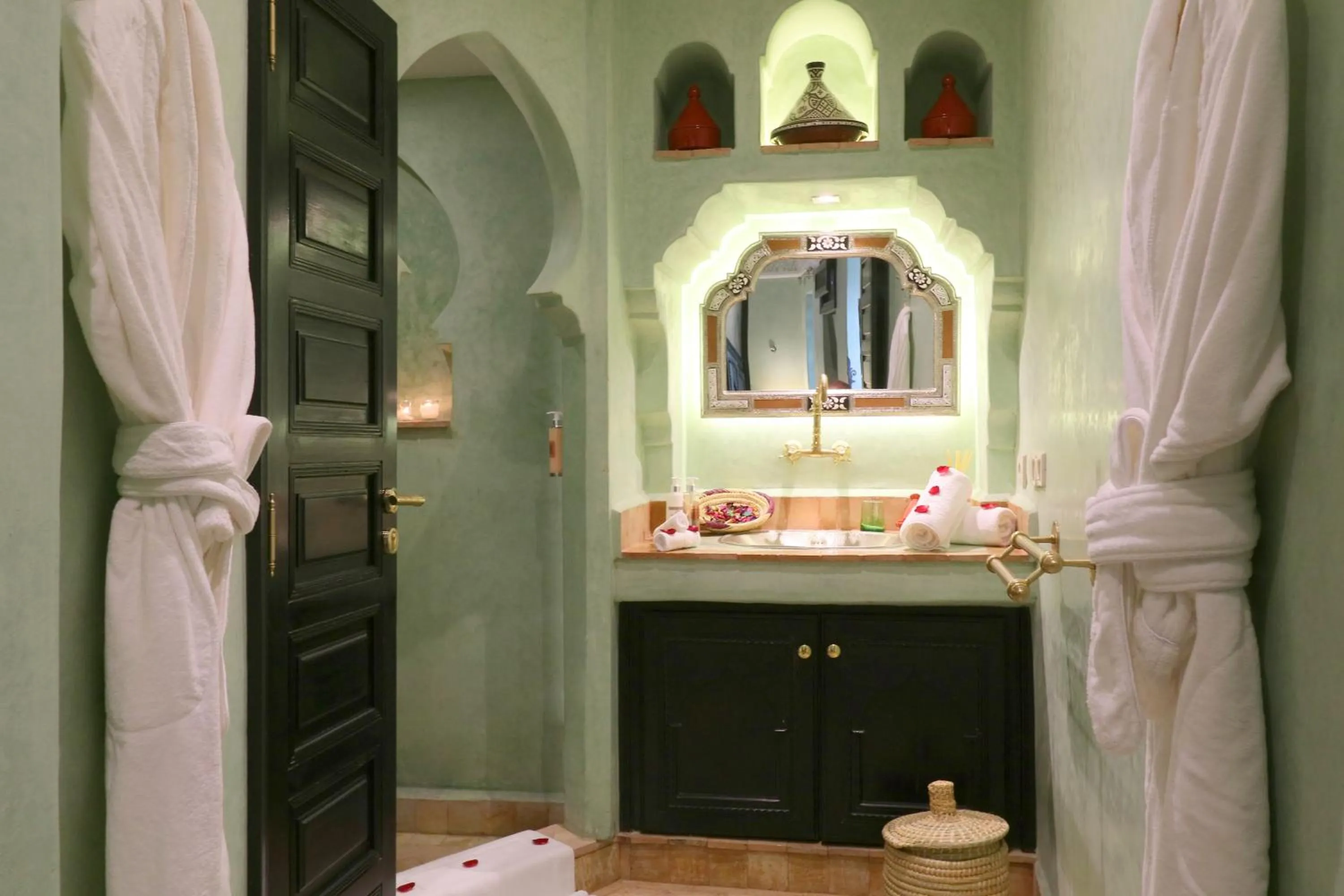 Bathroom in Riad Omara al Kasbah