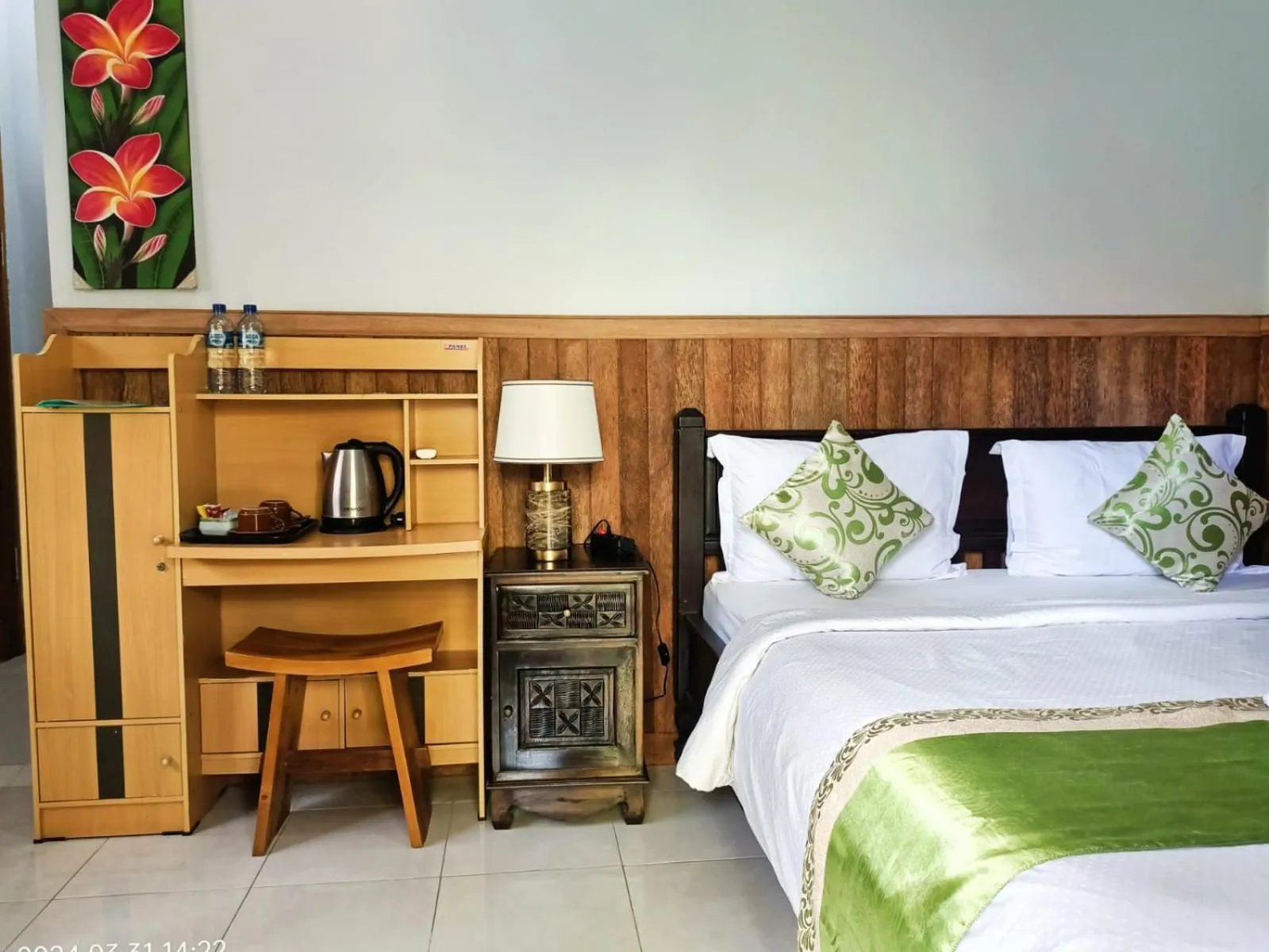 Bed in Green Palace Homestay