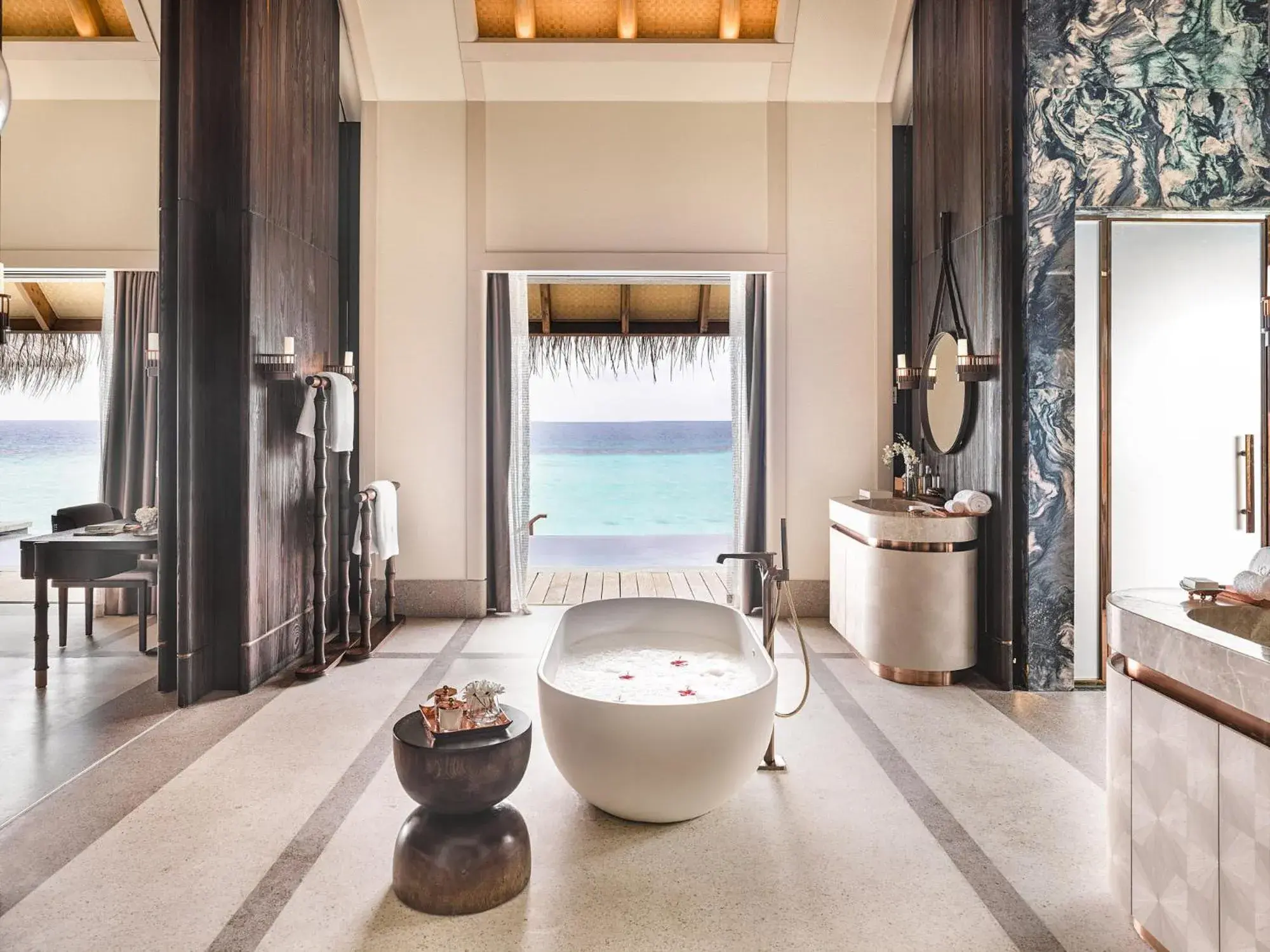 Luxury Sunset Water Villa with Pool in JOALI Maldives Luxury Sunset Water Villa with Pool in JOALI Maldives