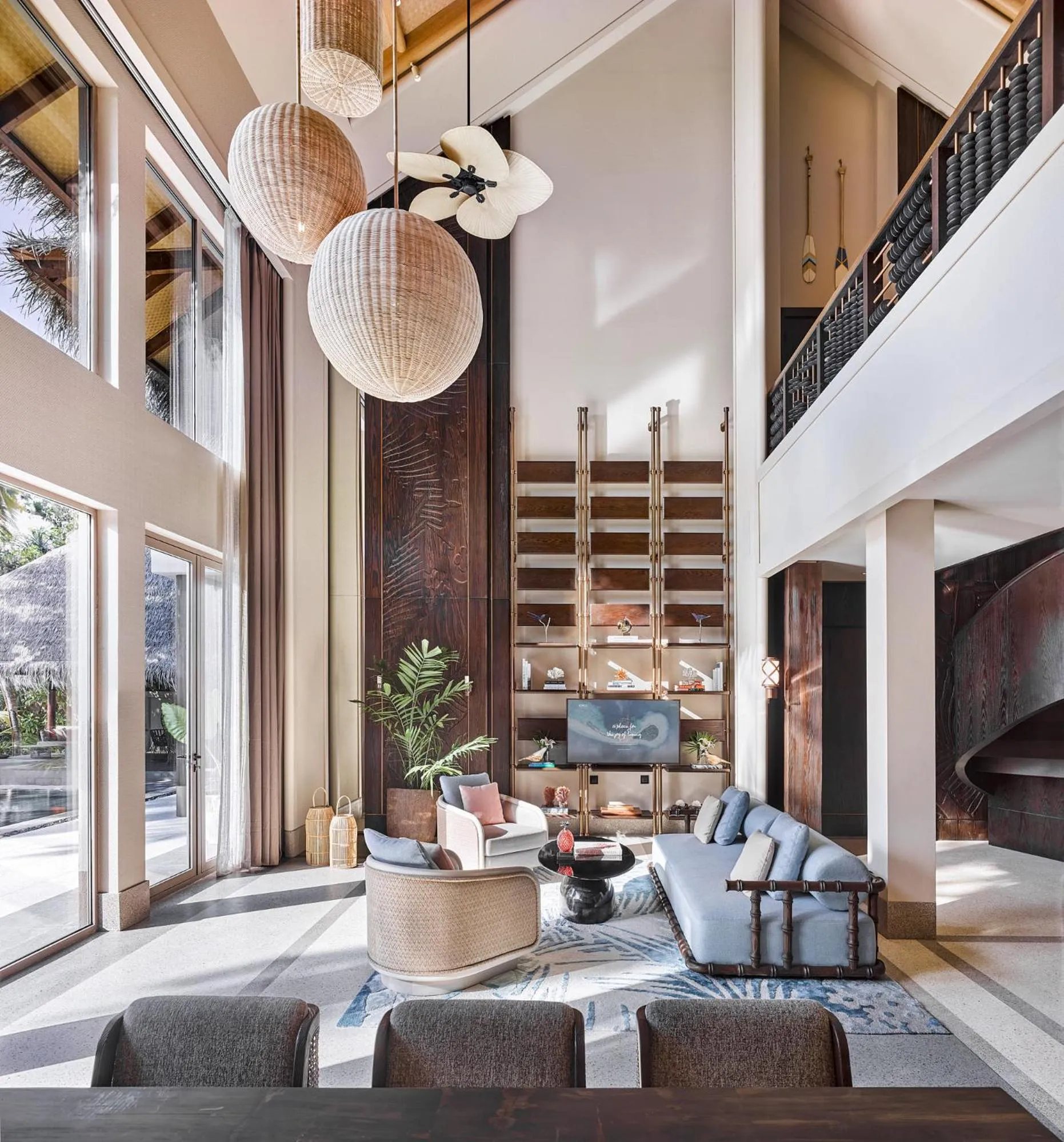 Living room in JOALI Maldives