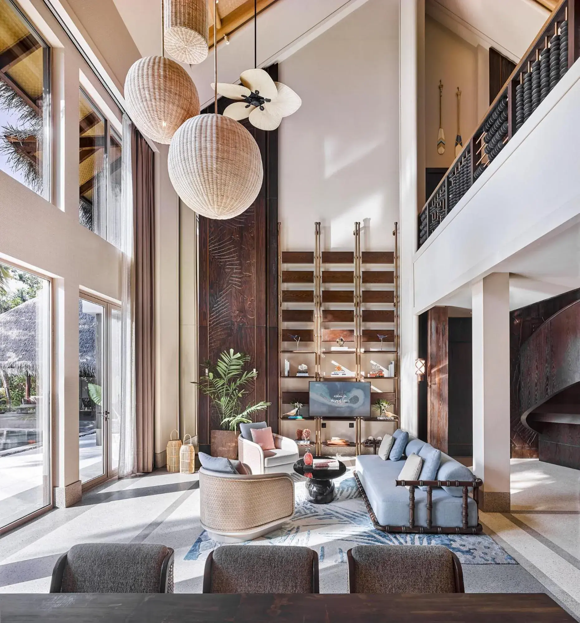 Living room in JOALI Maldives Living room in JOALI Maldives