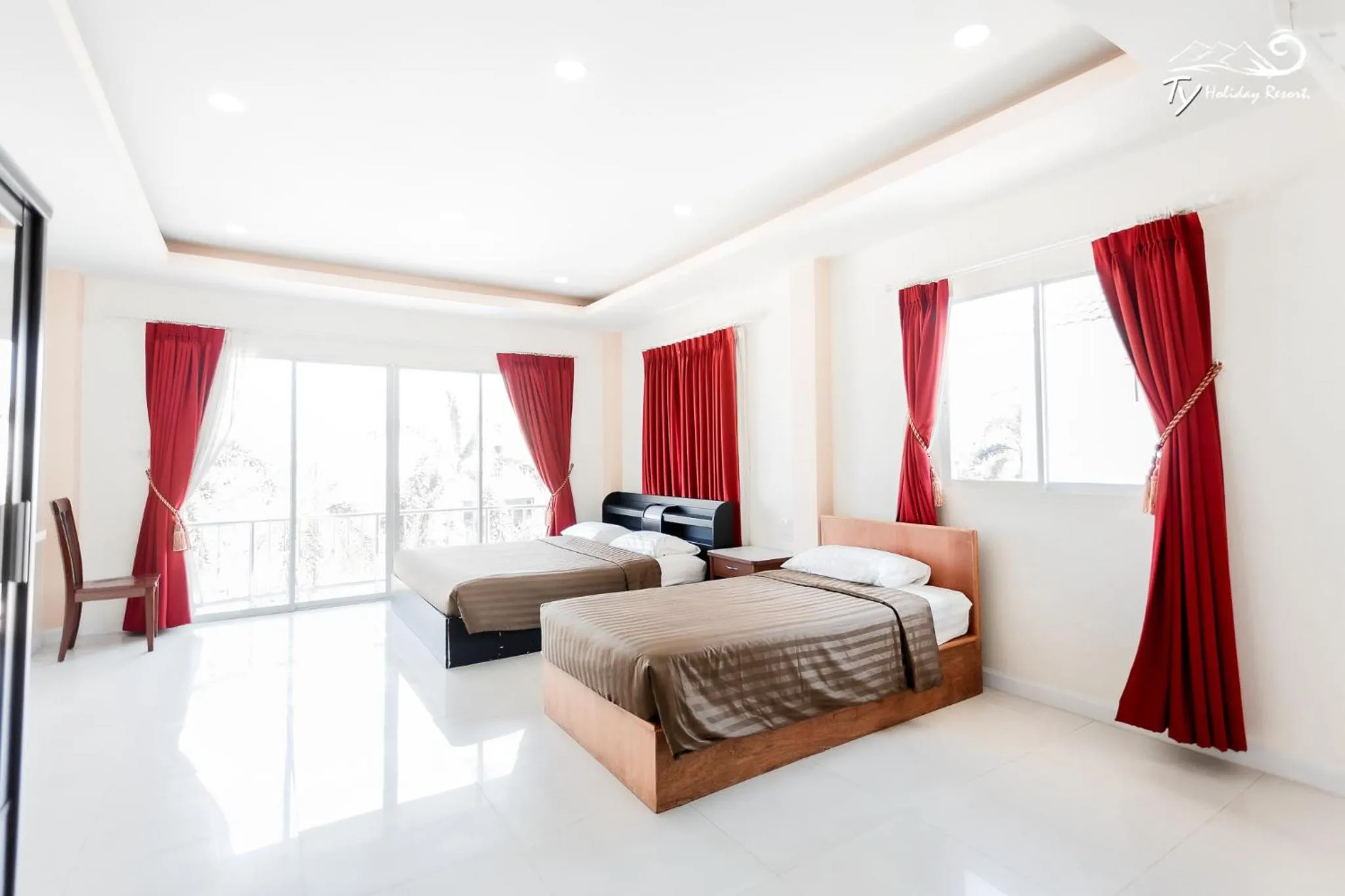 Bed in TY Holiday Resort