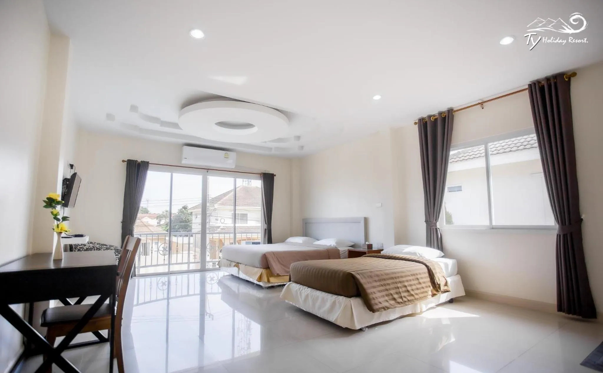 Bed in TY Holiday Resort