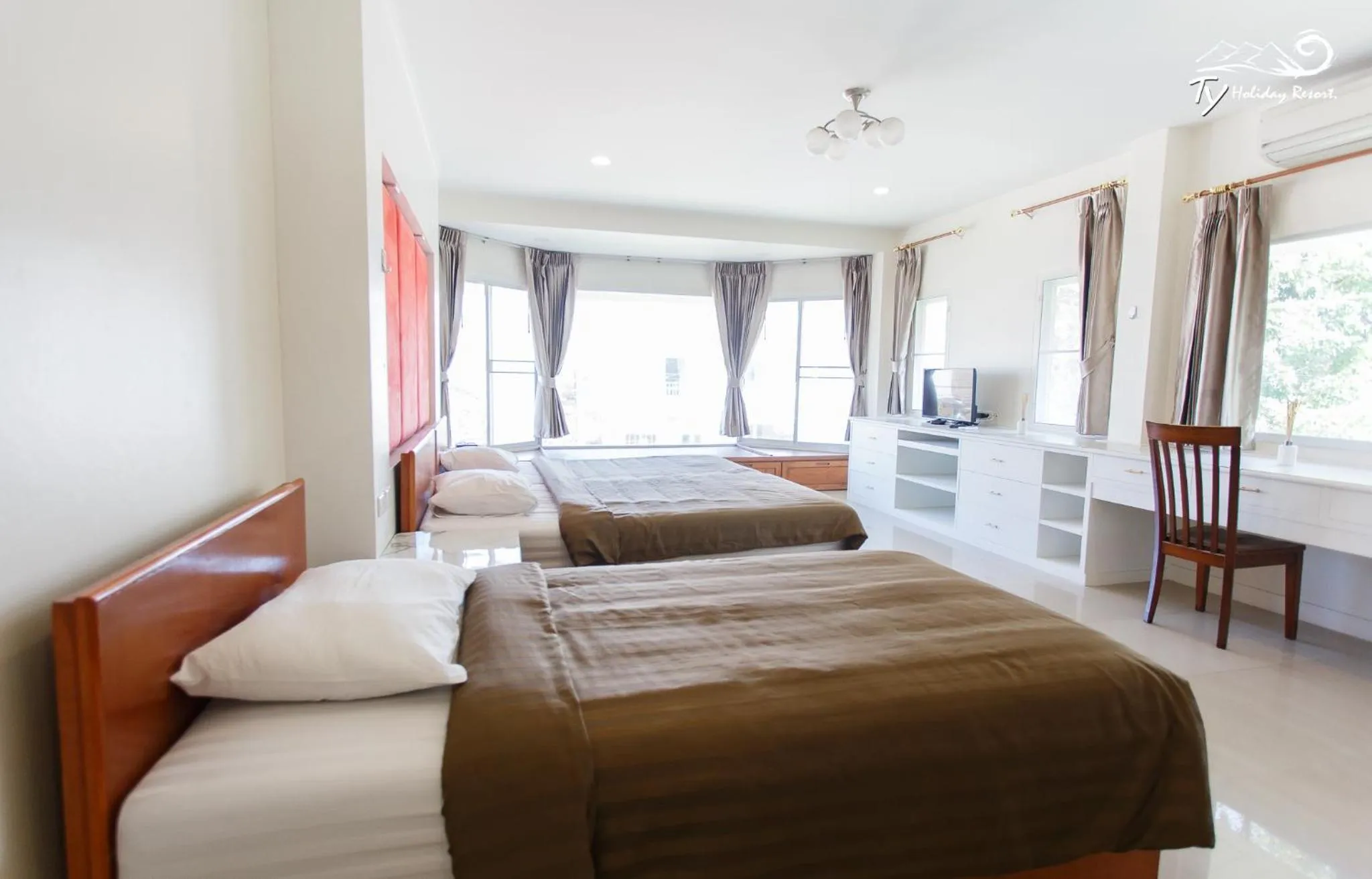 Bed in TY Holiday Resort