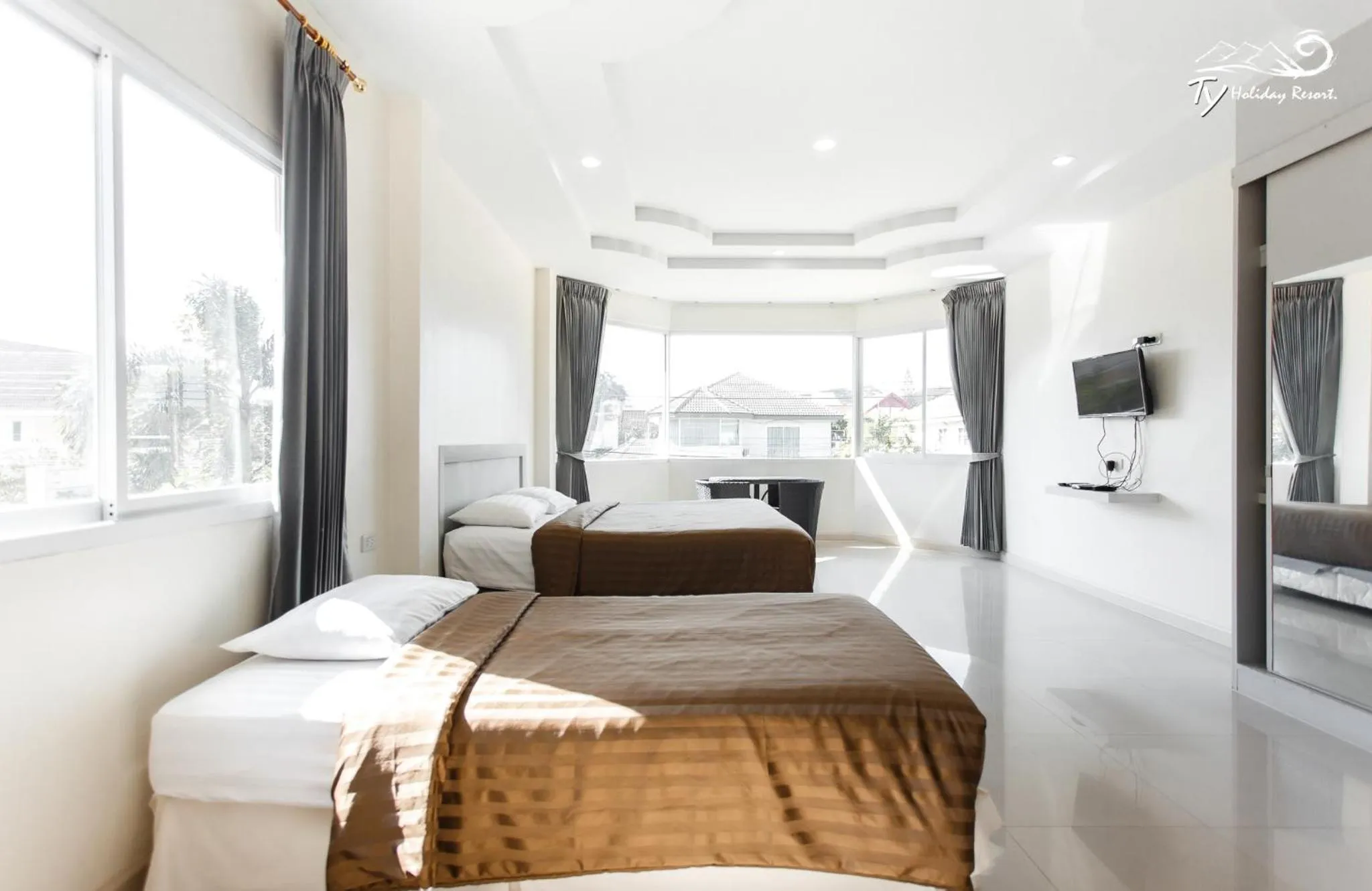 Bed in TY Holiday Resort