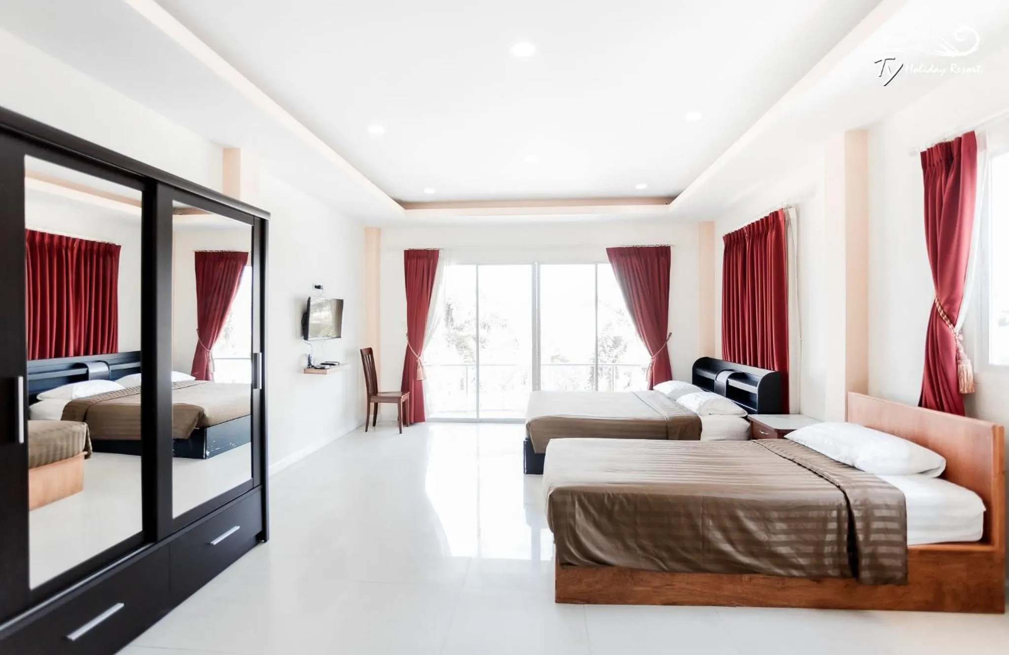 Bed in TY Holiday Resort