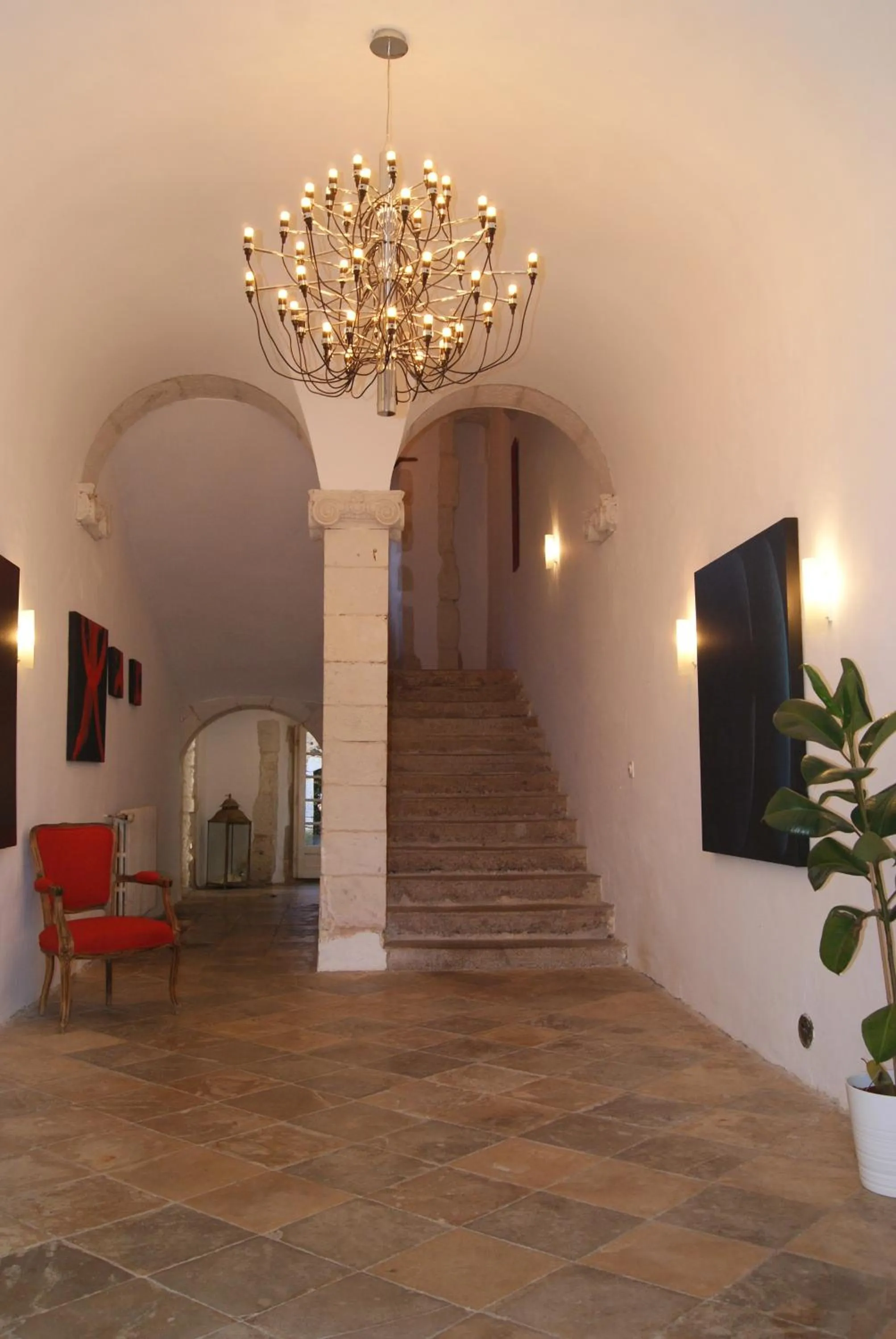 Lobby or reception in Chateau Saint Martin B&B