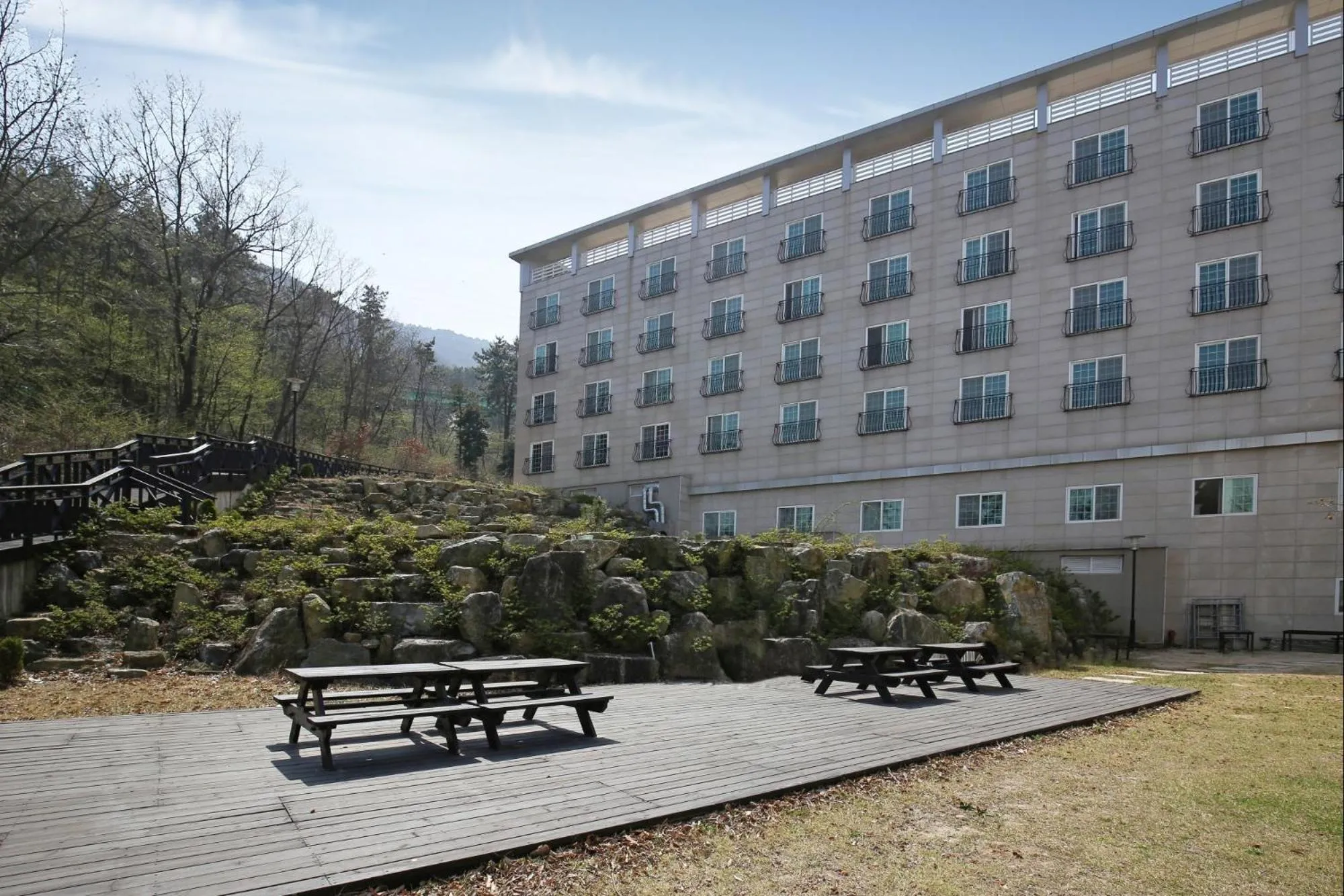 Balcony/Terrace in Geoje Oasis Hotel
