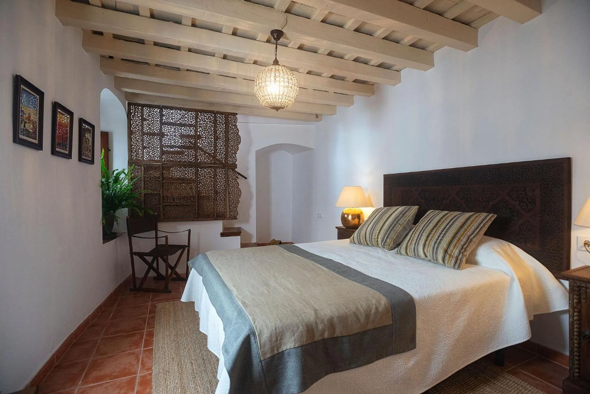 Bedroom, Bed in Las Palmeras del Califa