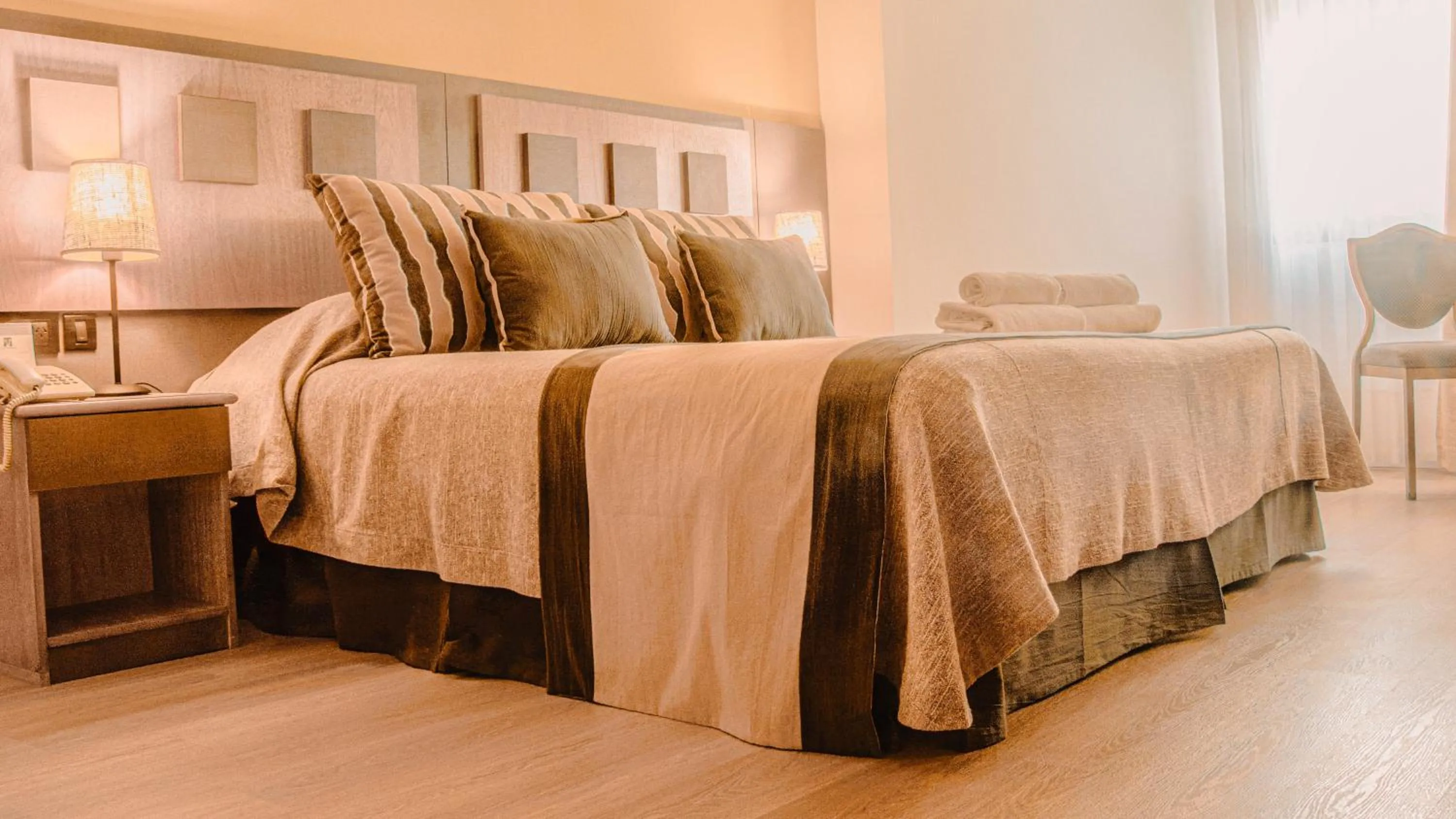 Bed in Hotel Tronador