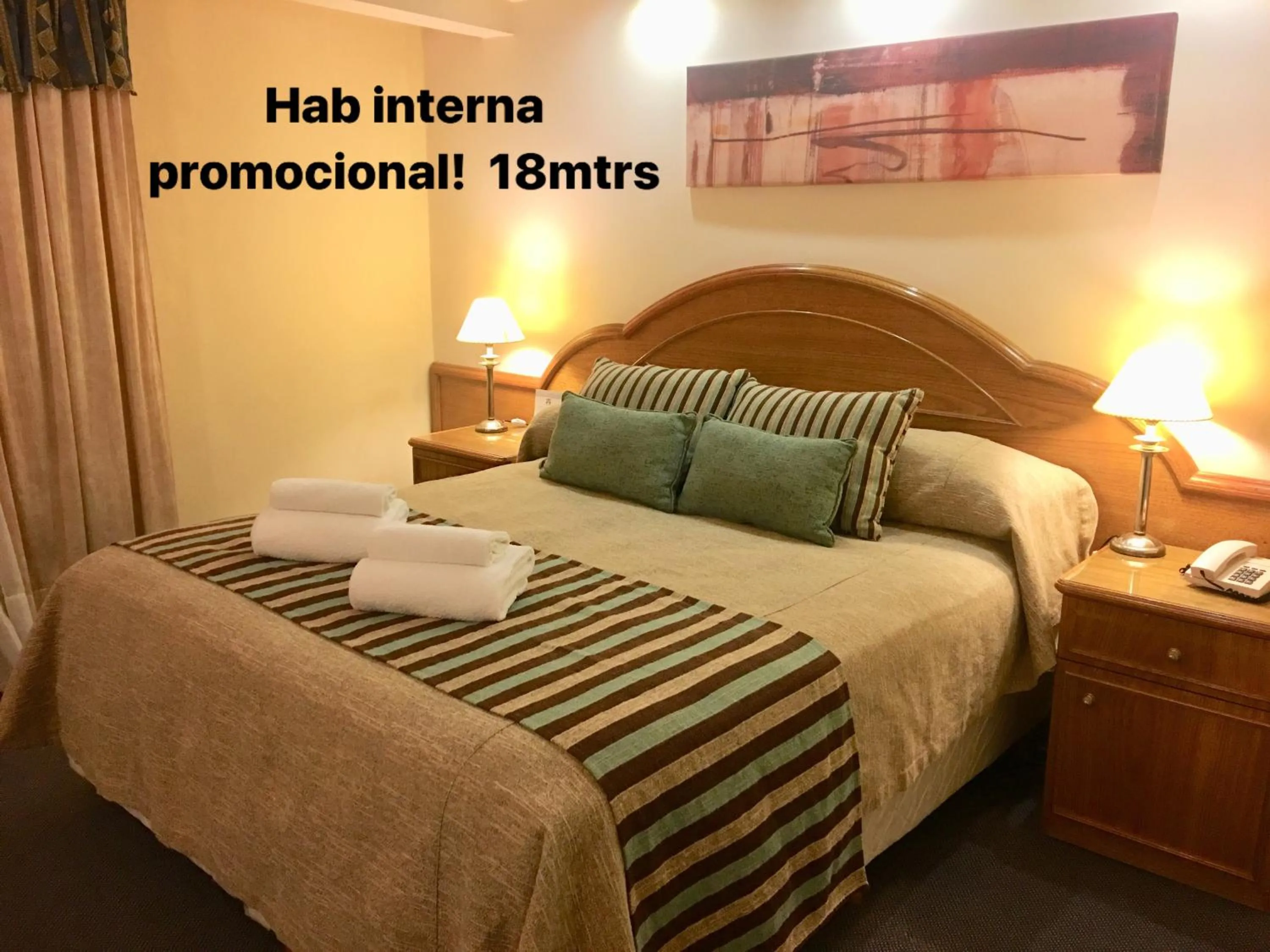 Bed in Hotel Tronador