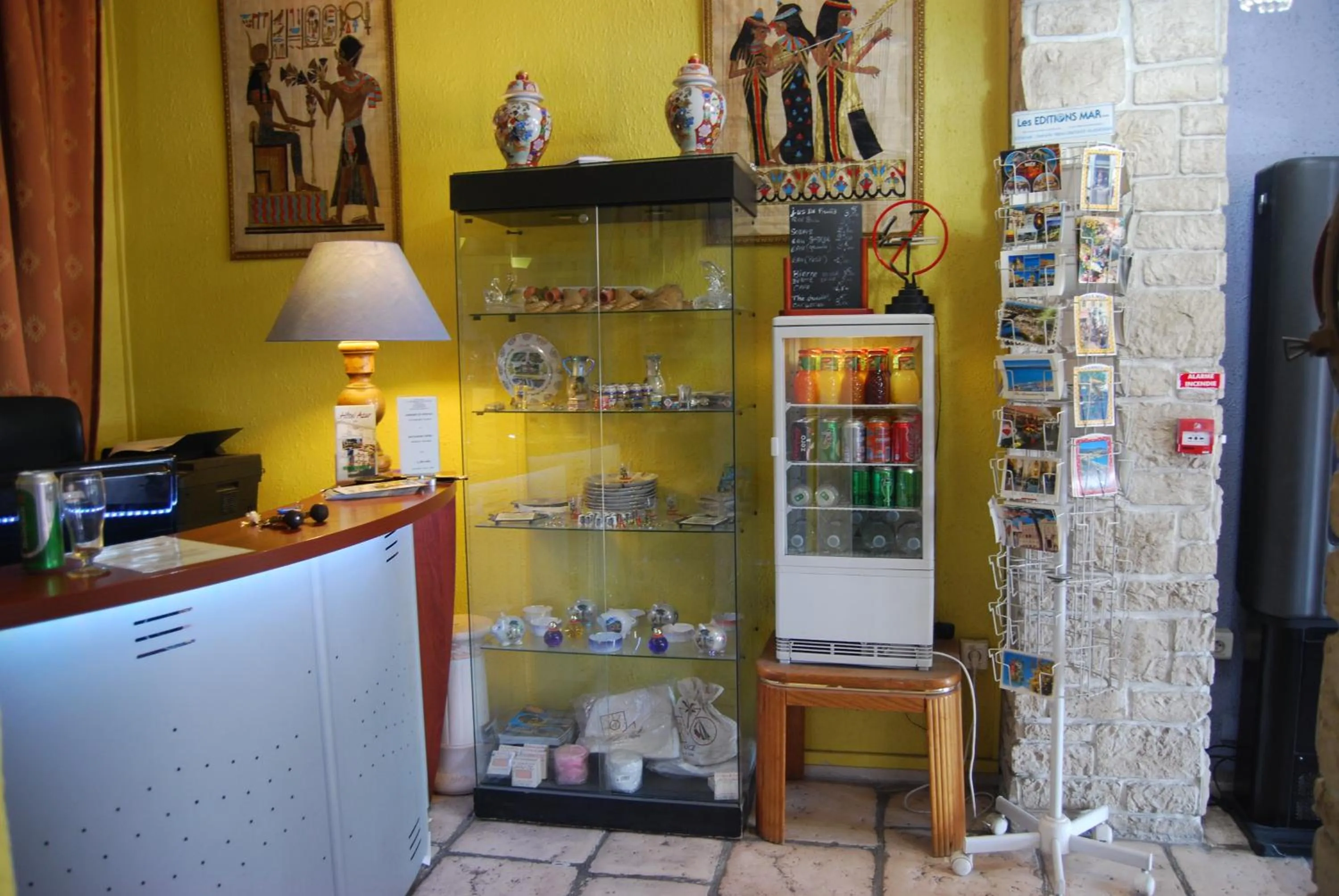 Lobby or reception in Hôtel Azur