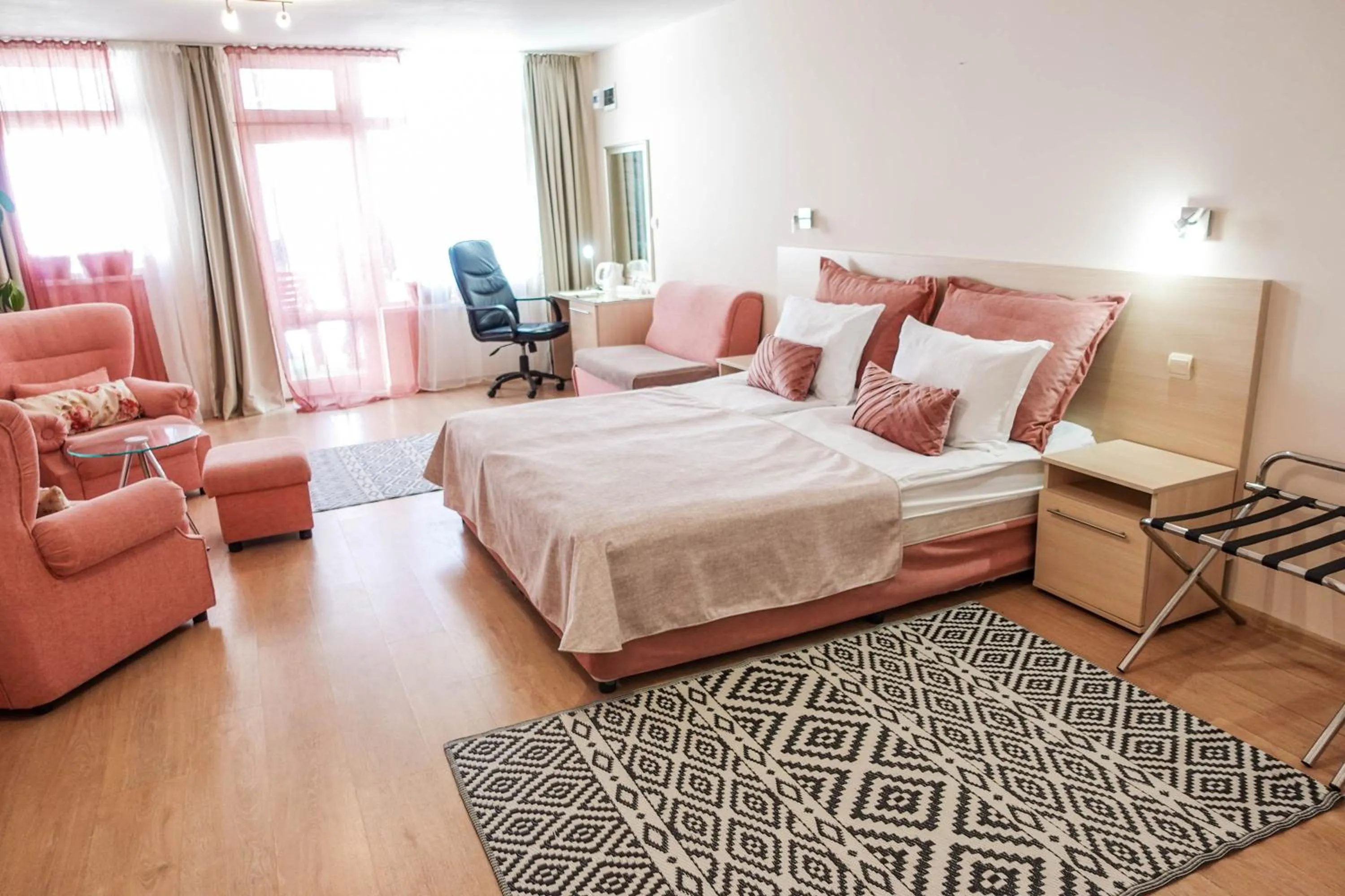 Bed in Hotel Acropolis