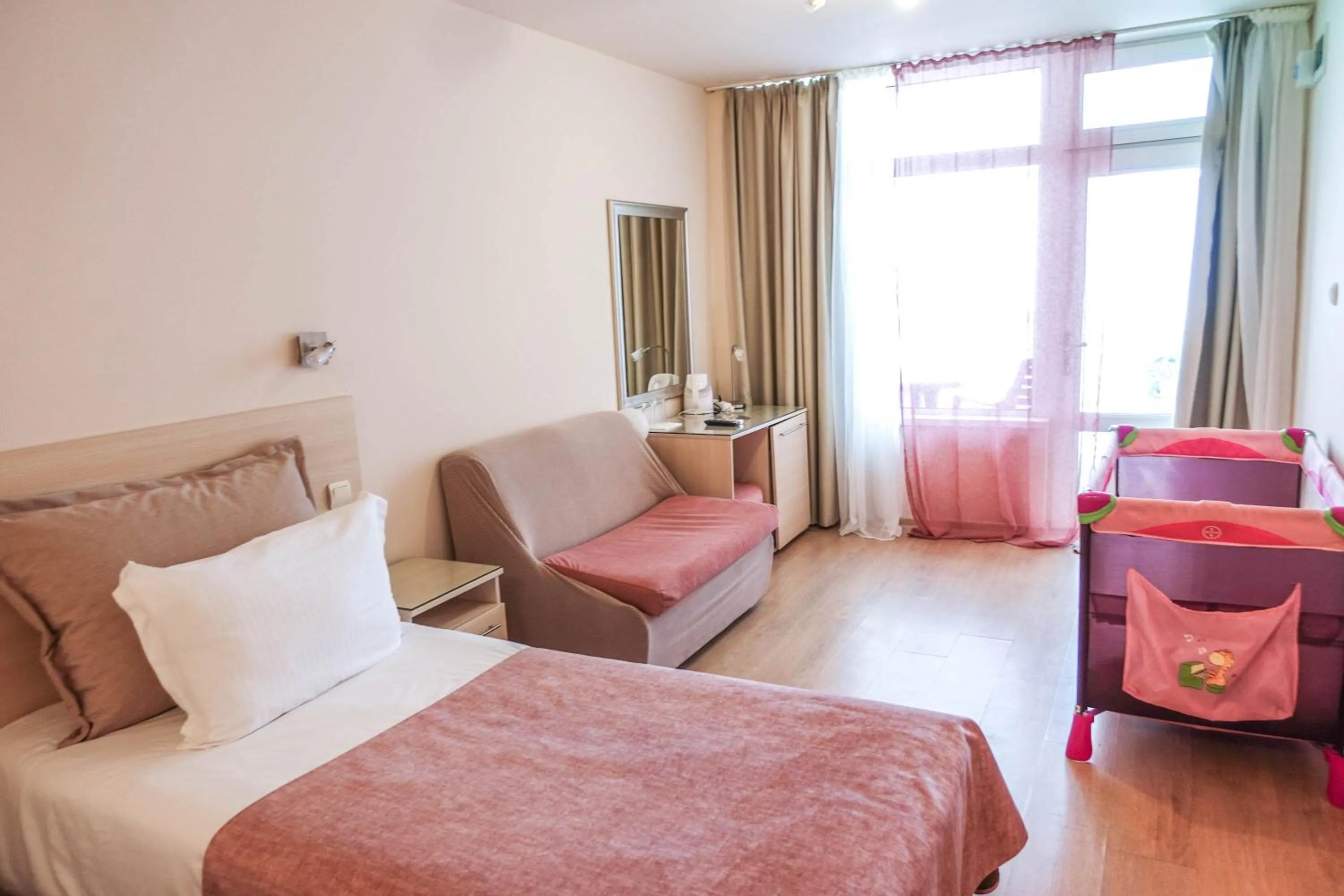 Bed in Hotel Acropolis