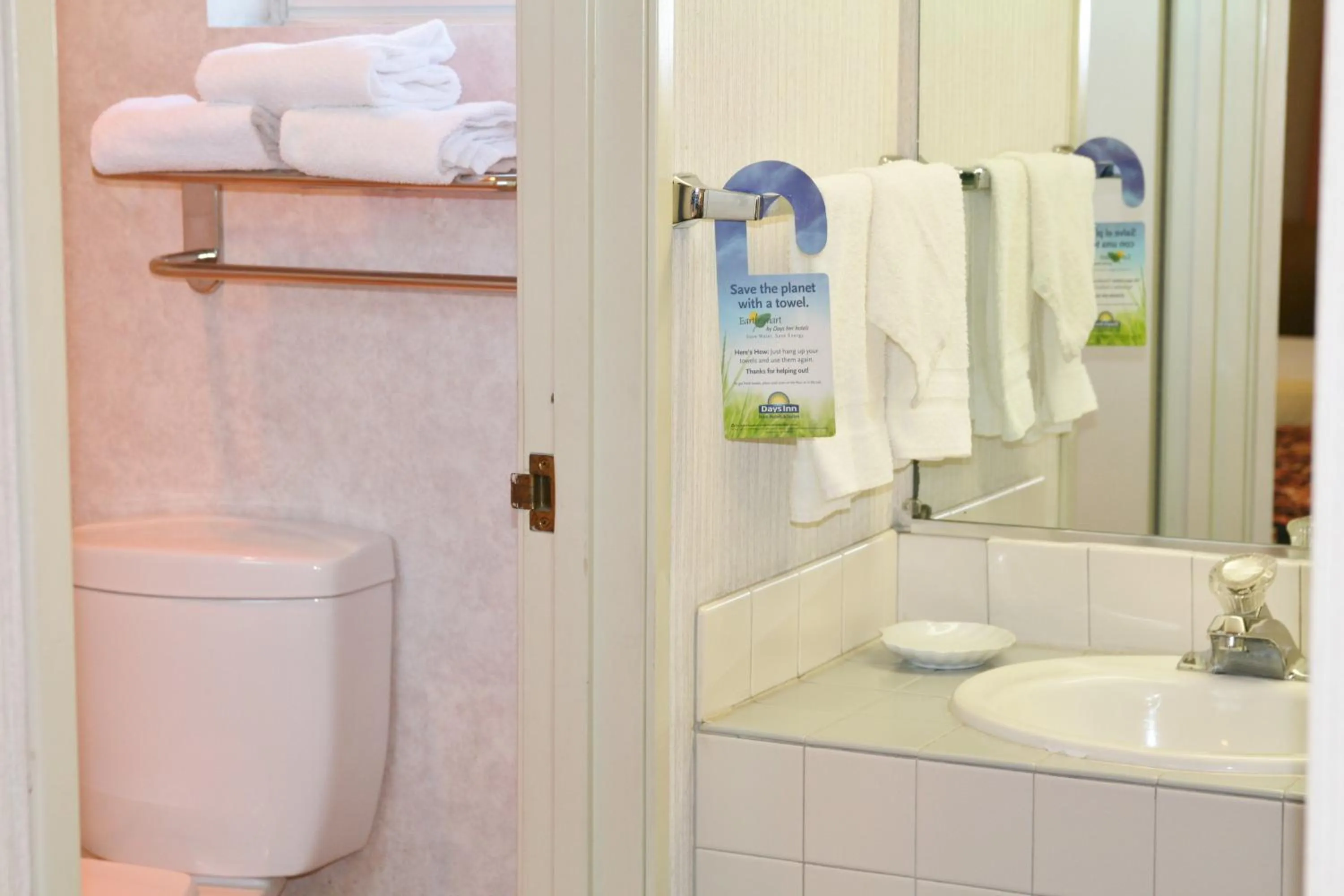 Bathroom in Days Inn by Wyndham Rocklin/Sacramento