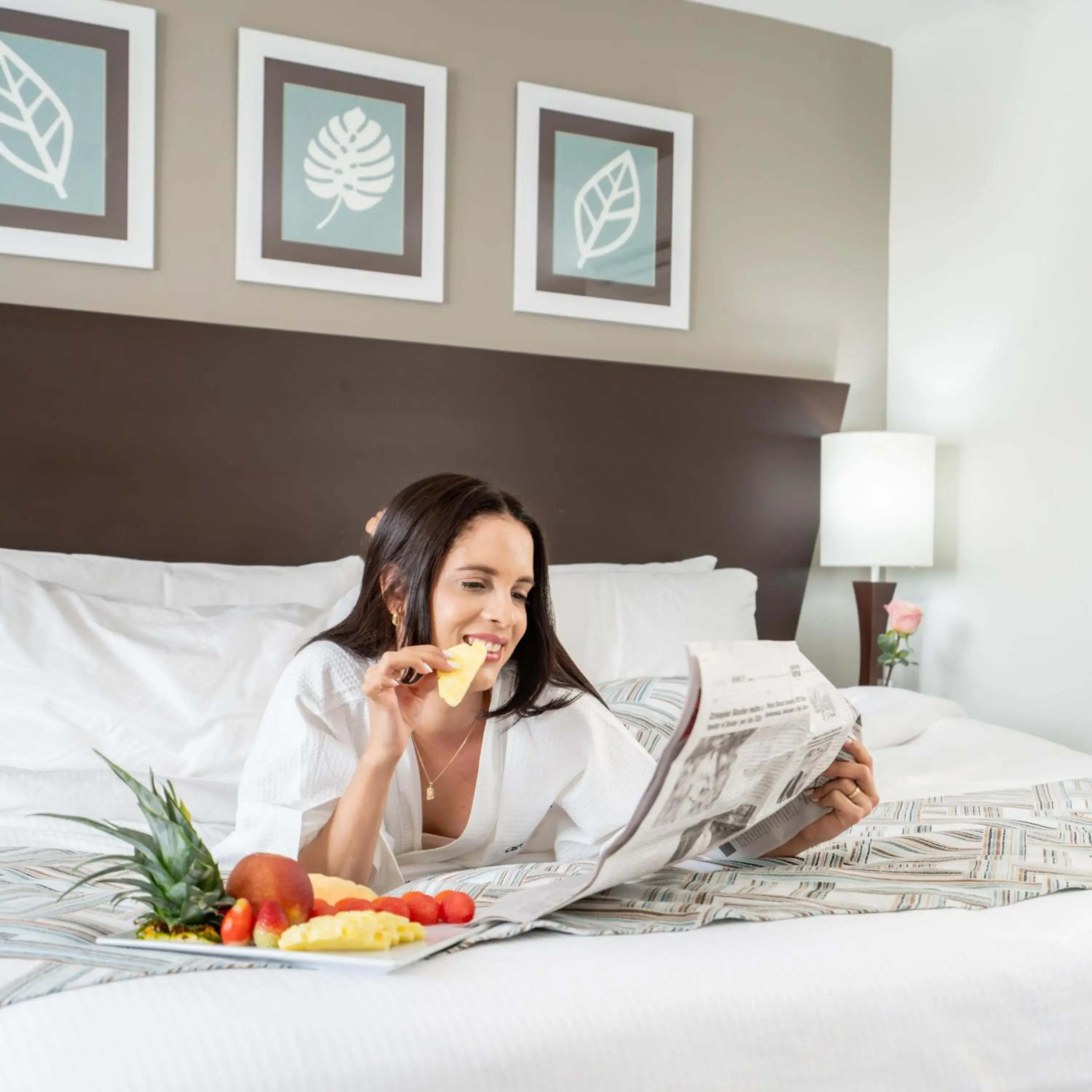 View (from property/room), Bed in Hodelpa Centro Plaza View (from property/room), Bed in Hodelpa Centro Plaza