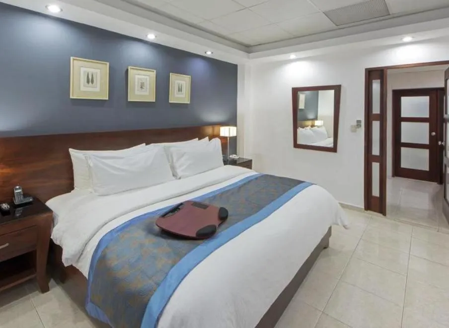 View (from property/room), Bed in Hodelpa Centro Plaza