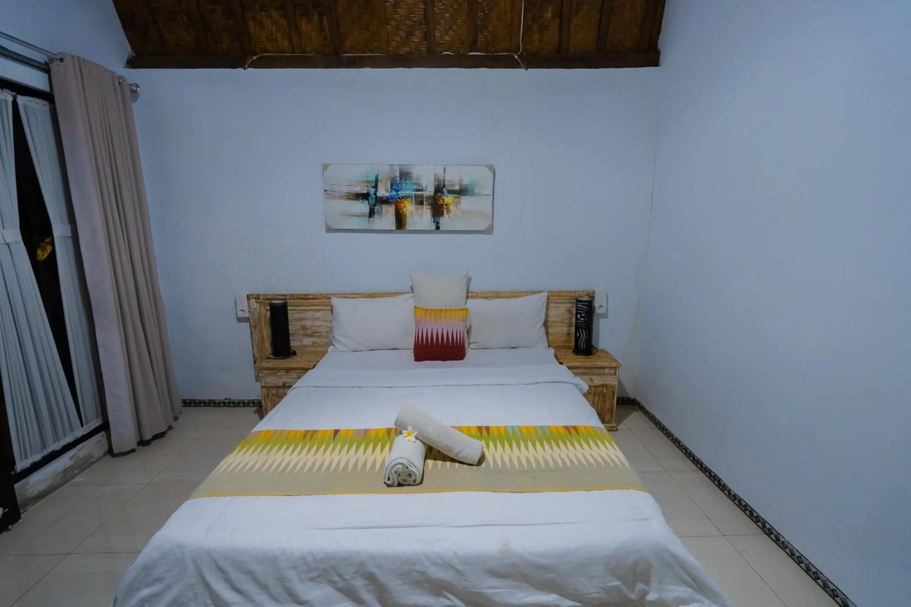 Bedroom in The Mel Huts