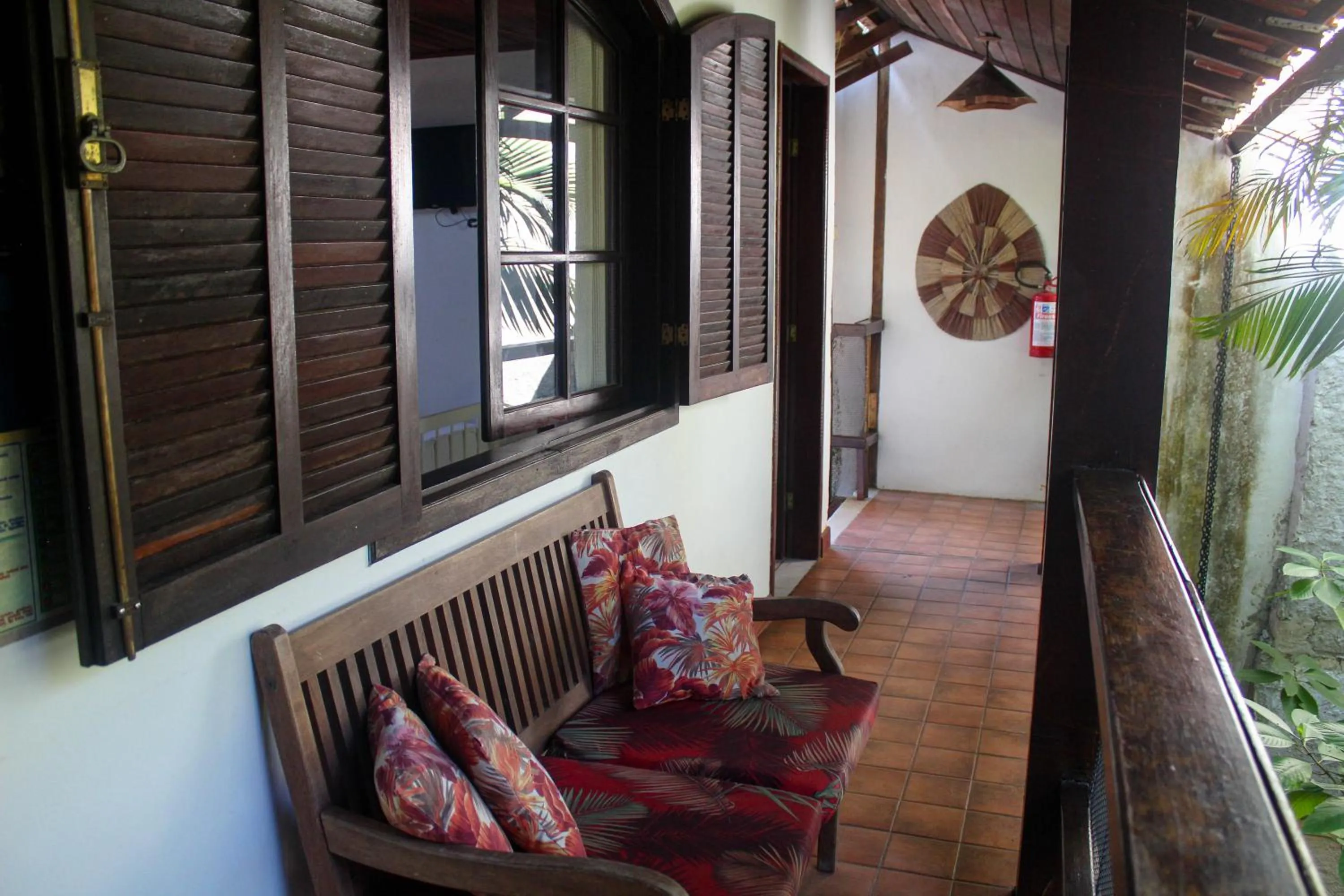 Seating area in Pousada Tropicana