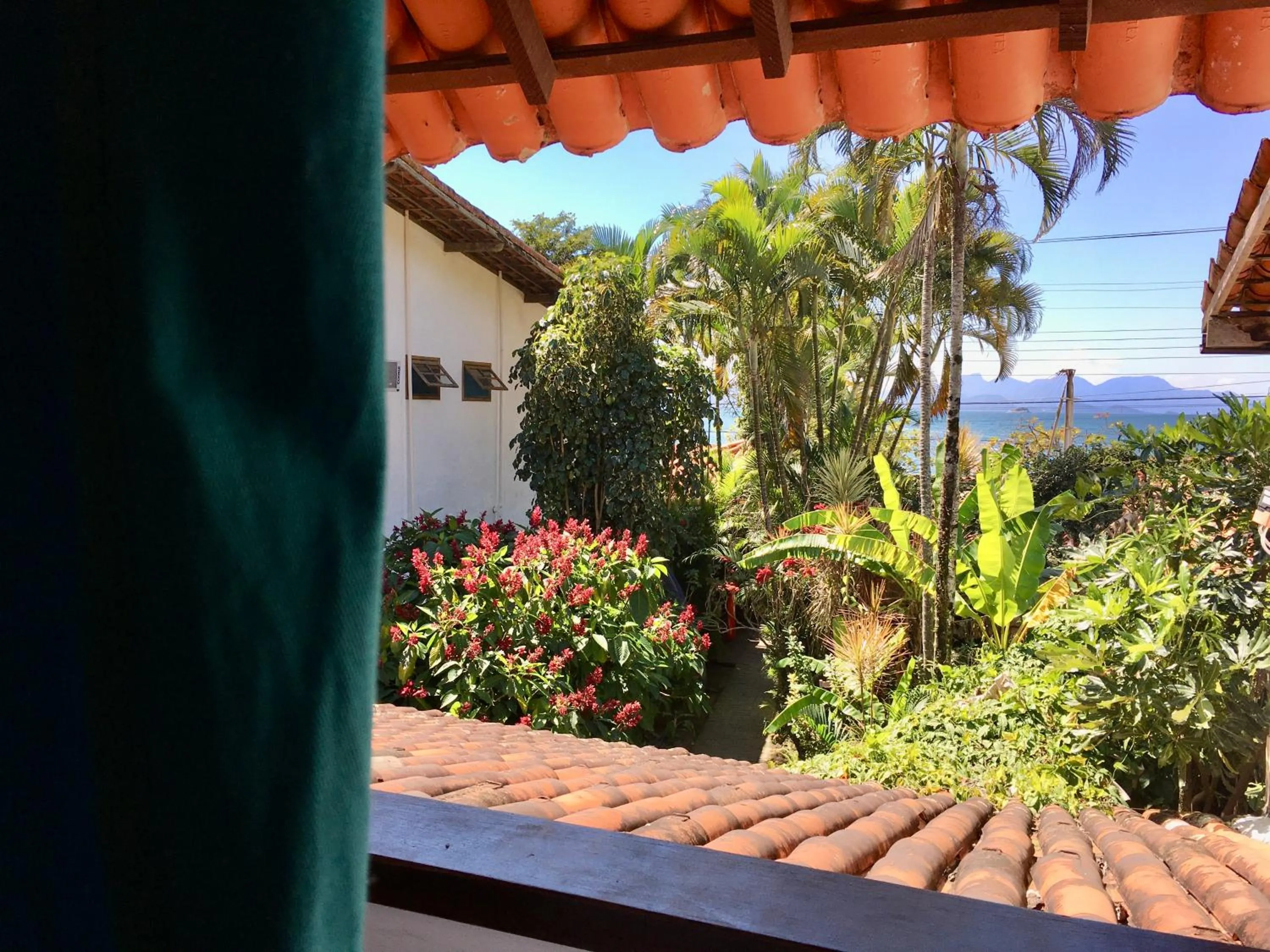 Garden view in Pousada Tropicana