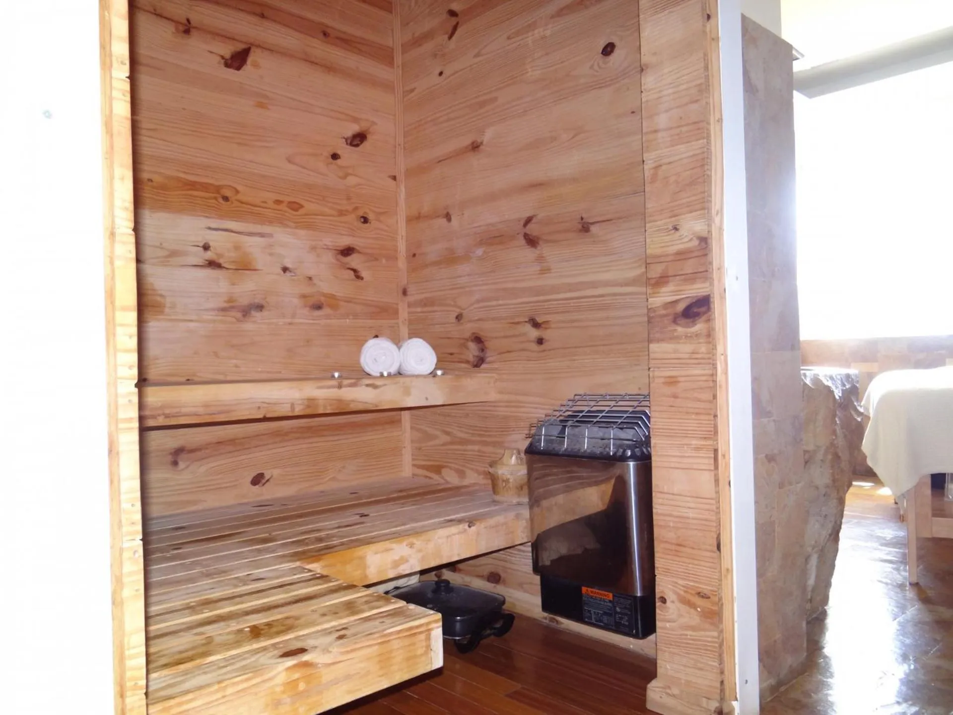 Sauna in Gaia Hotel & Reserve- Adults Only