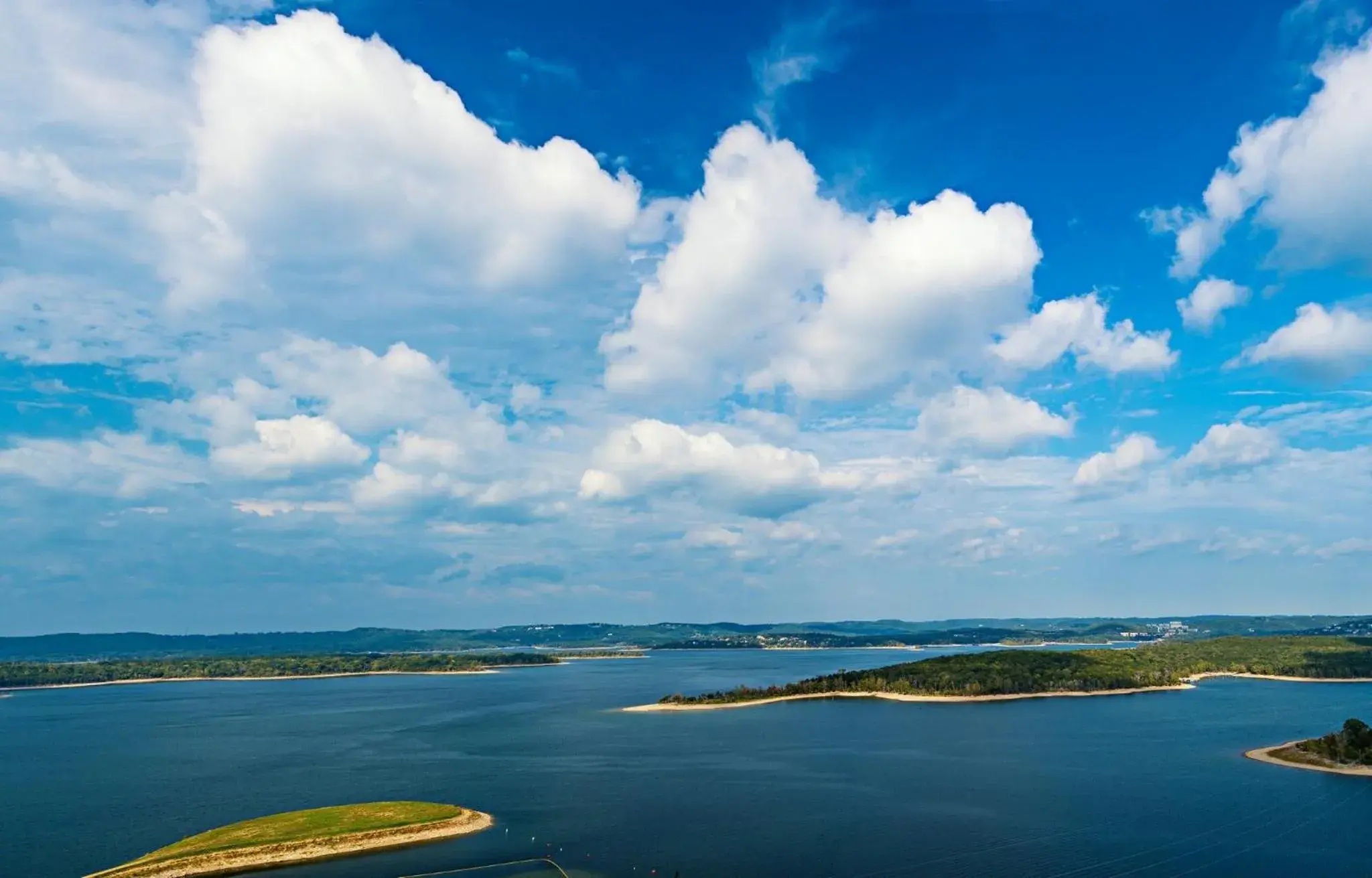 Lake view in Chateau on the Lake Resort Spa and Convention Center Lake view in Chateau on the Lake Resort Spa and Convention Center
