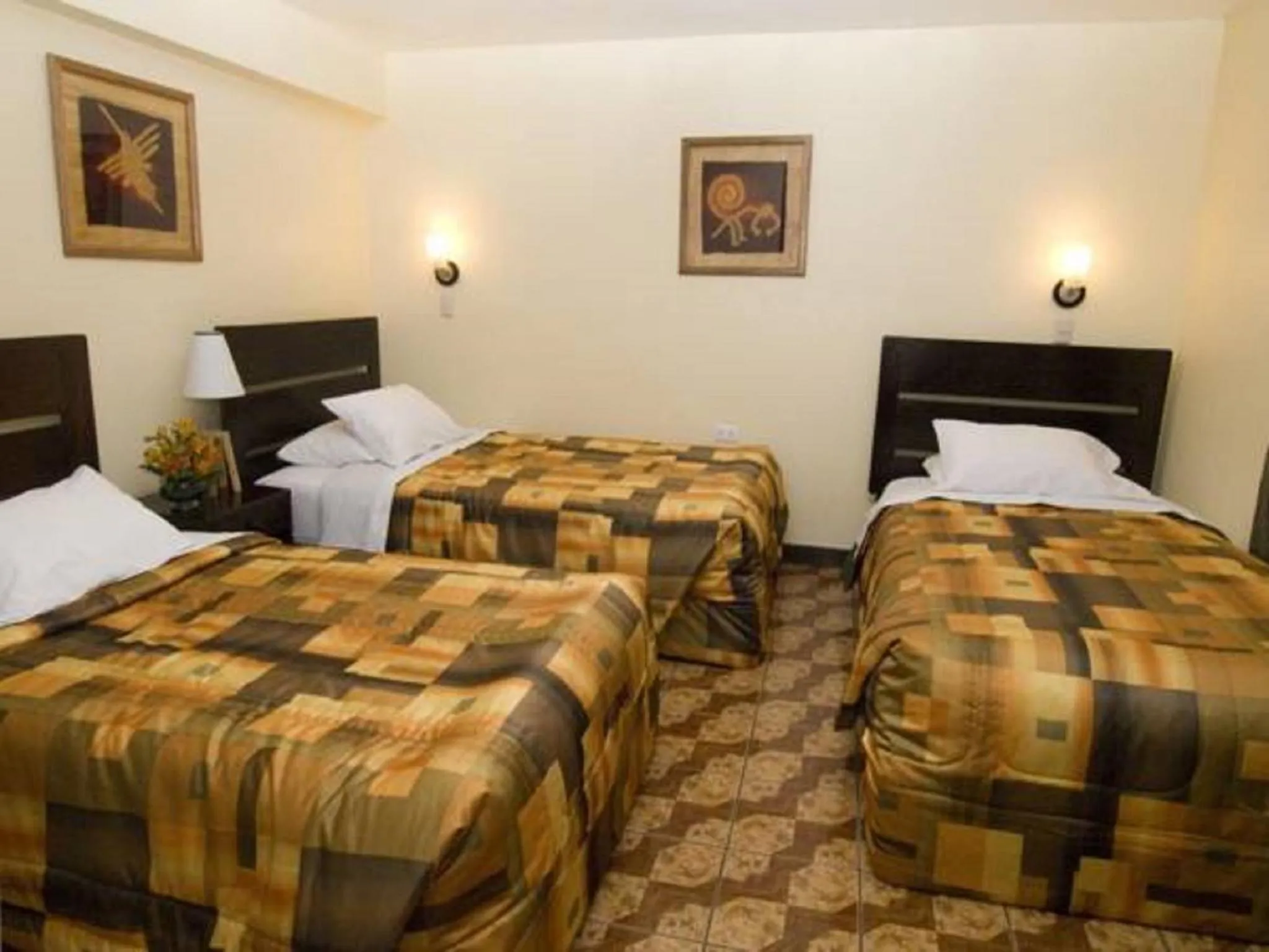 Bed in Hostal Samichay