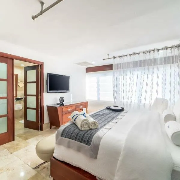 View (from property/room), Bed in Hodelpa Gran Almirante