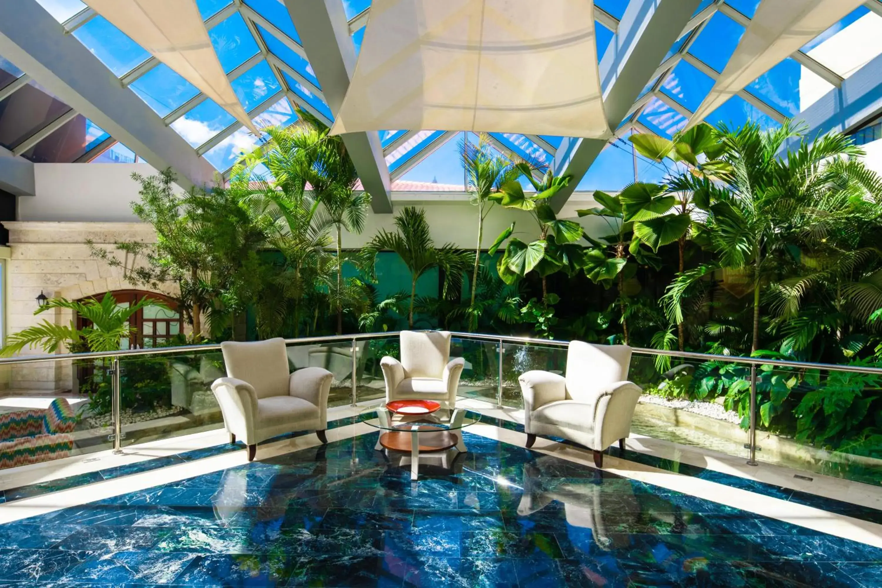 Lobby or reception in Hodelpa Gran Almirante Lobby or reception in Hodelpa Gran Almirante