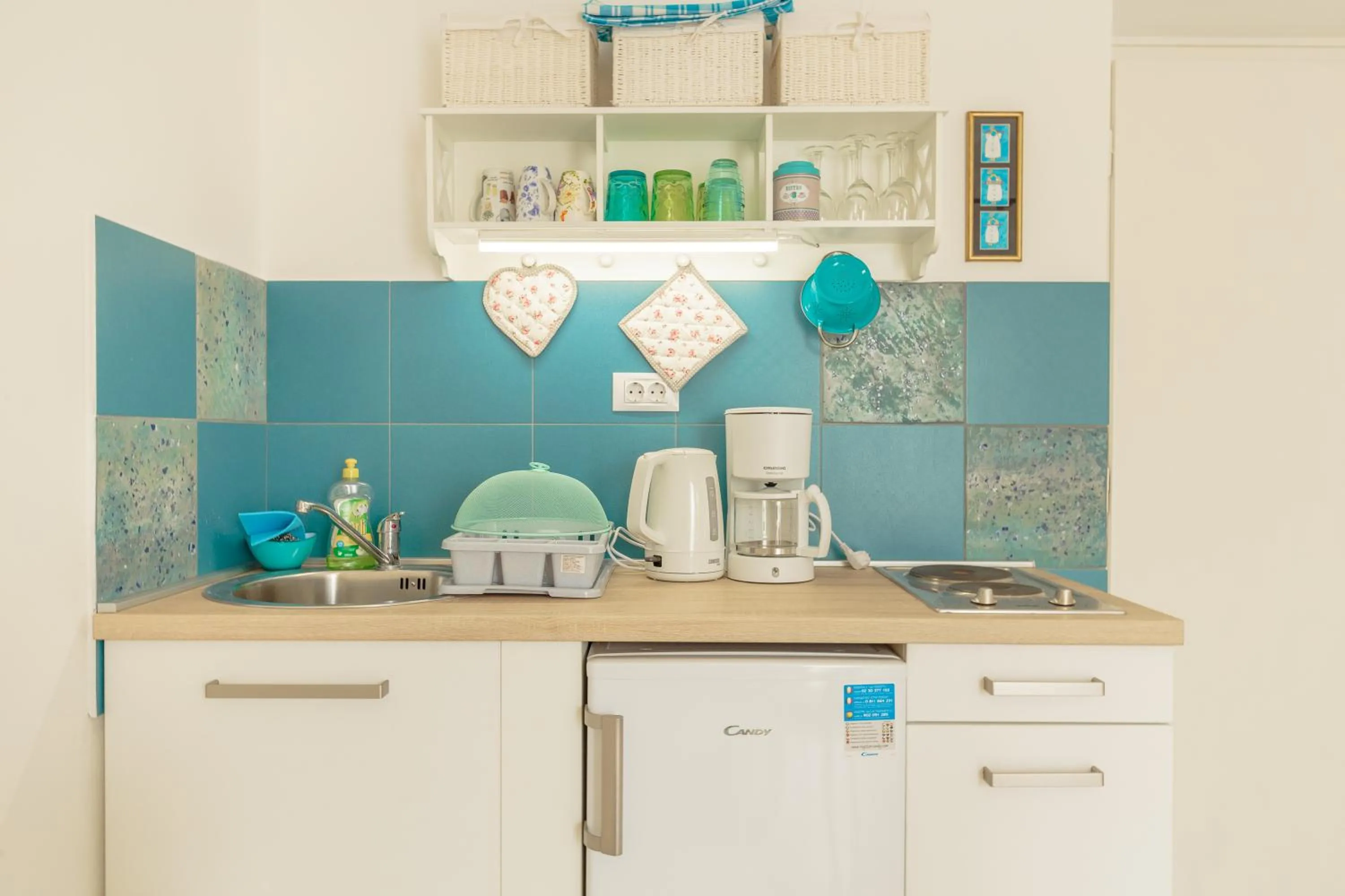 Kitchen or kitchenette in Music Apartment