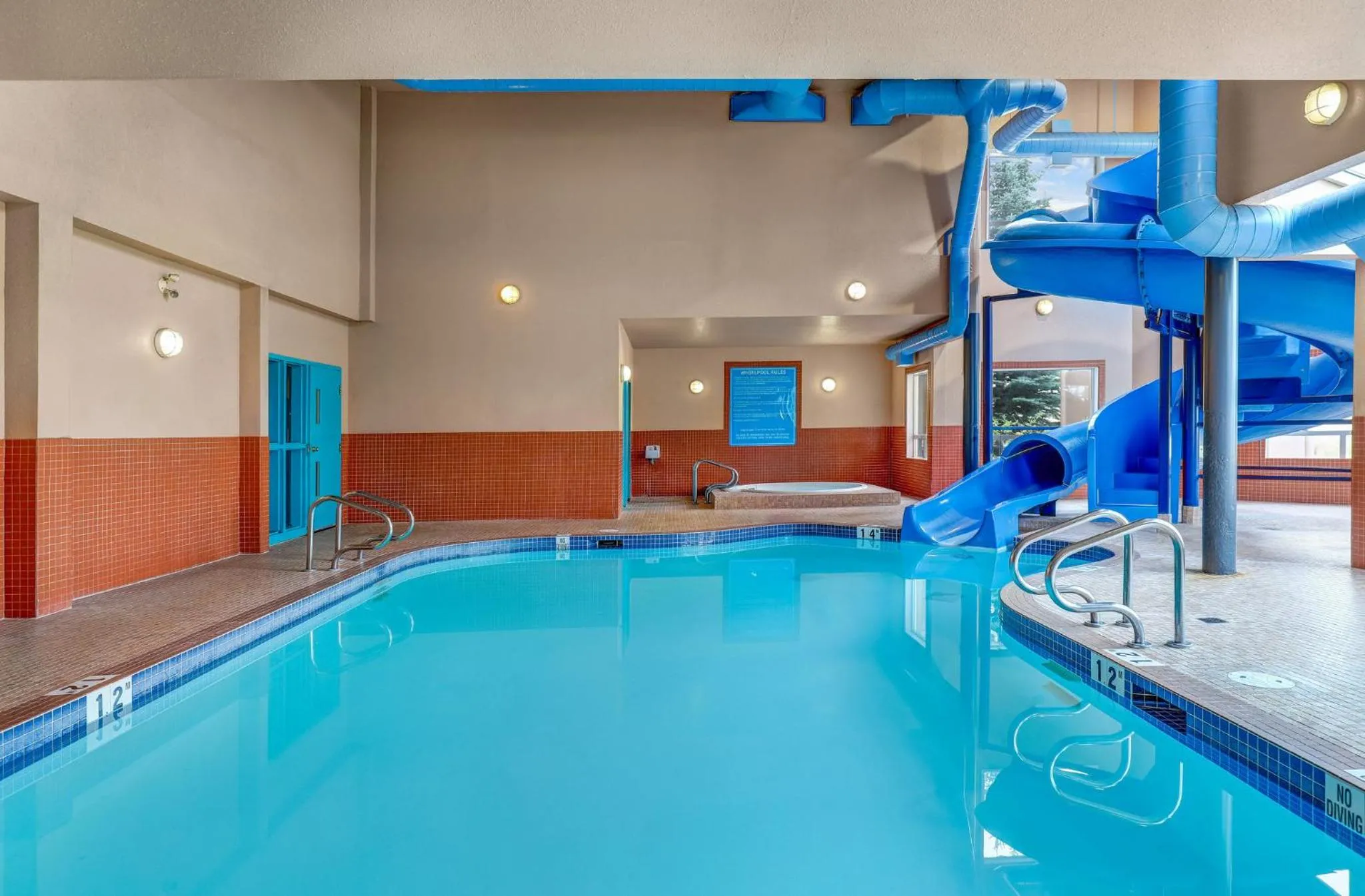 Swimming pool in Prairie Crest Red Deer by IHG