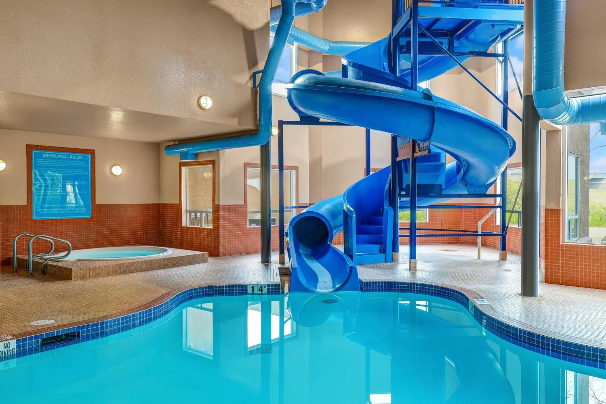 Swimming pool in Prairie Crest Red Deer by IHG