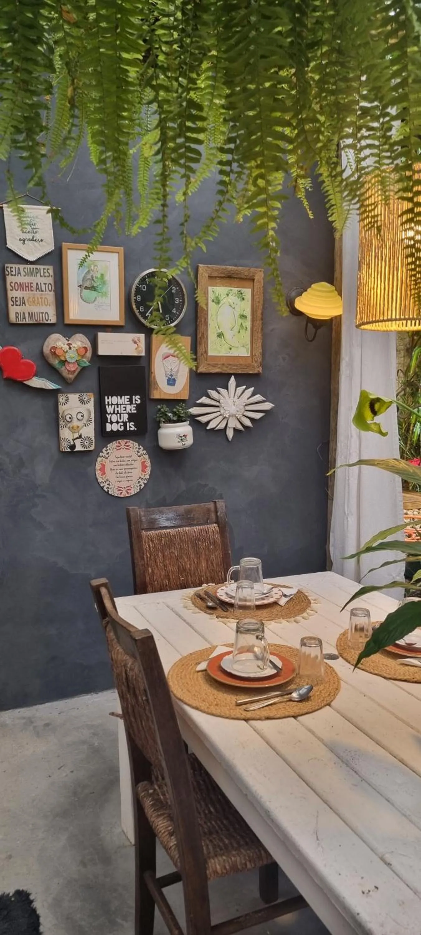 Dining area in Pousada Santarina