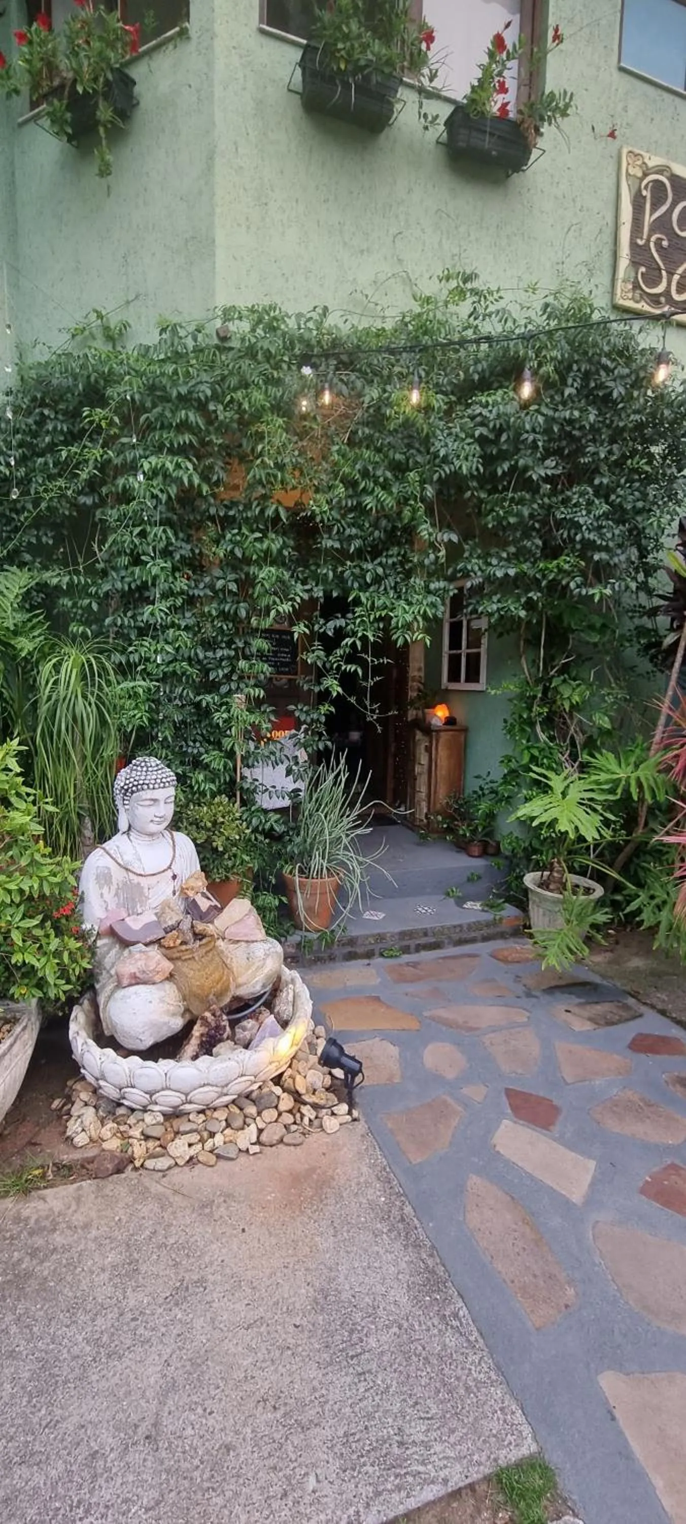 Facade/entrance in Pousada Santarina