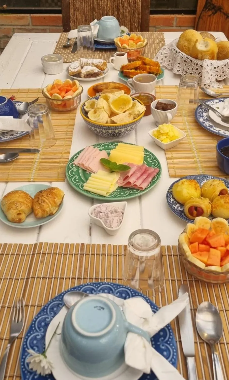 Breakfast in Pousada Santarina