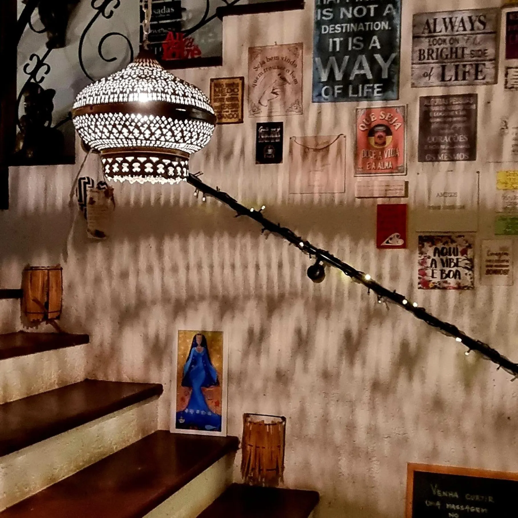 Decorative detail in Pousada Santarina