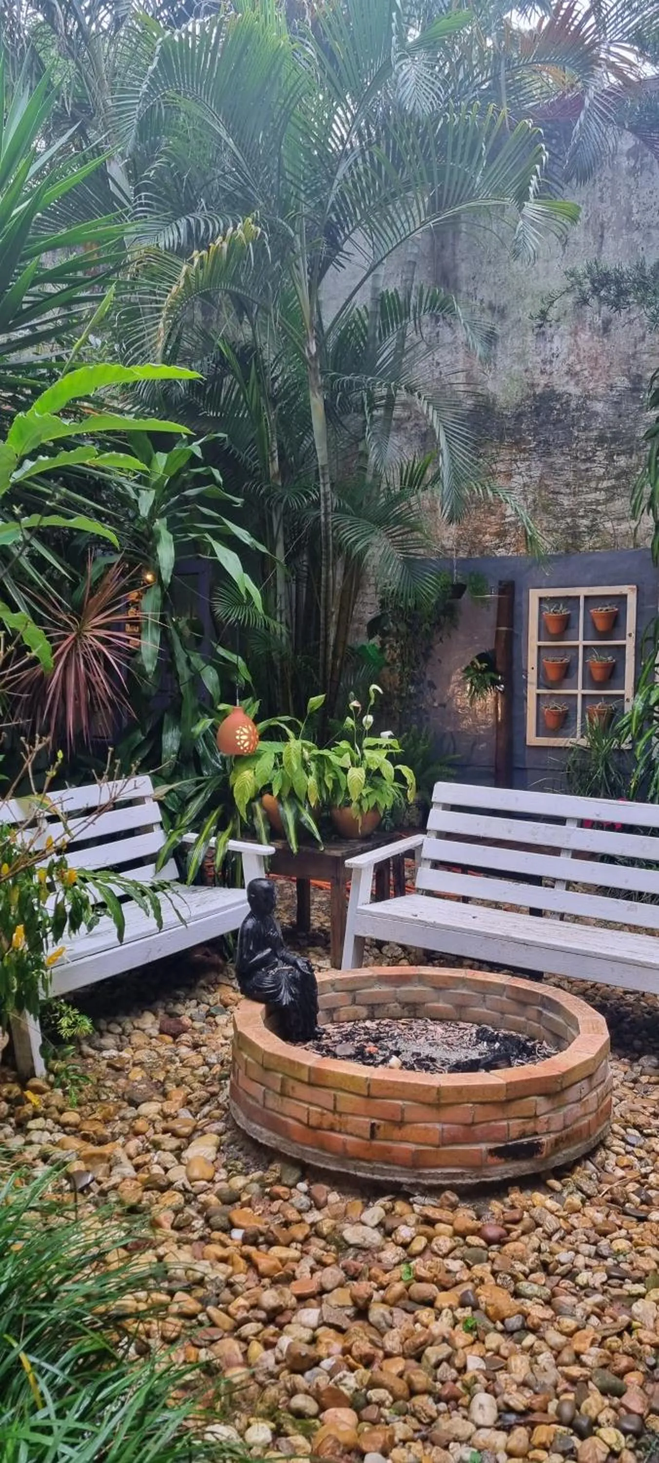 Garden in Pousada Santarina