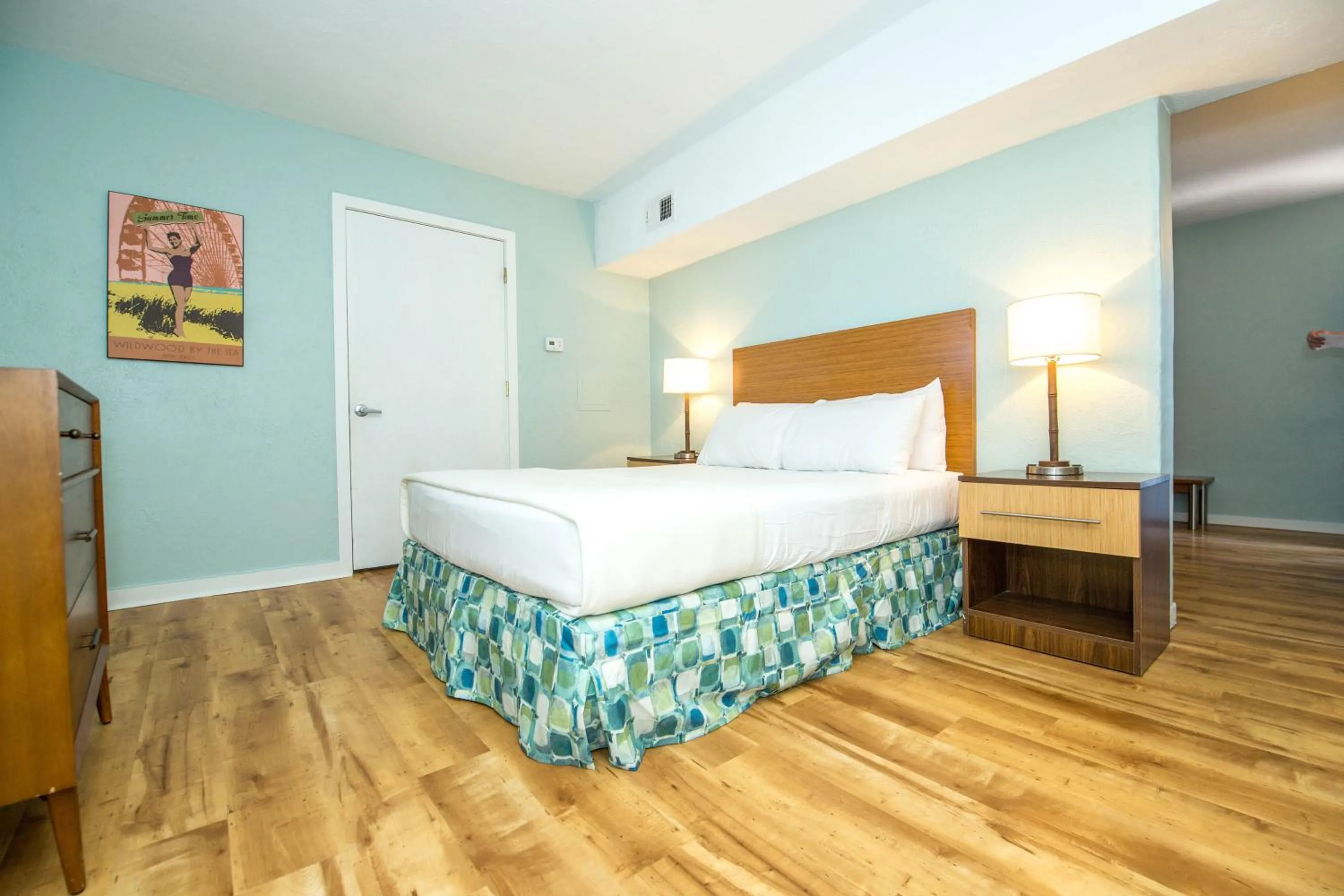Bed in Blue Palms Resort