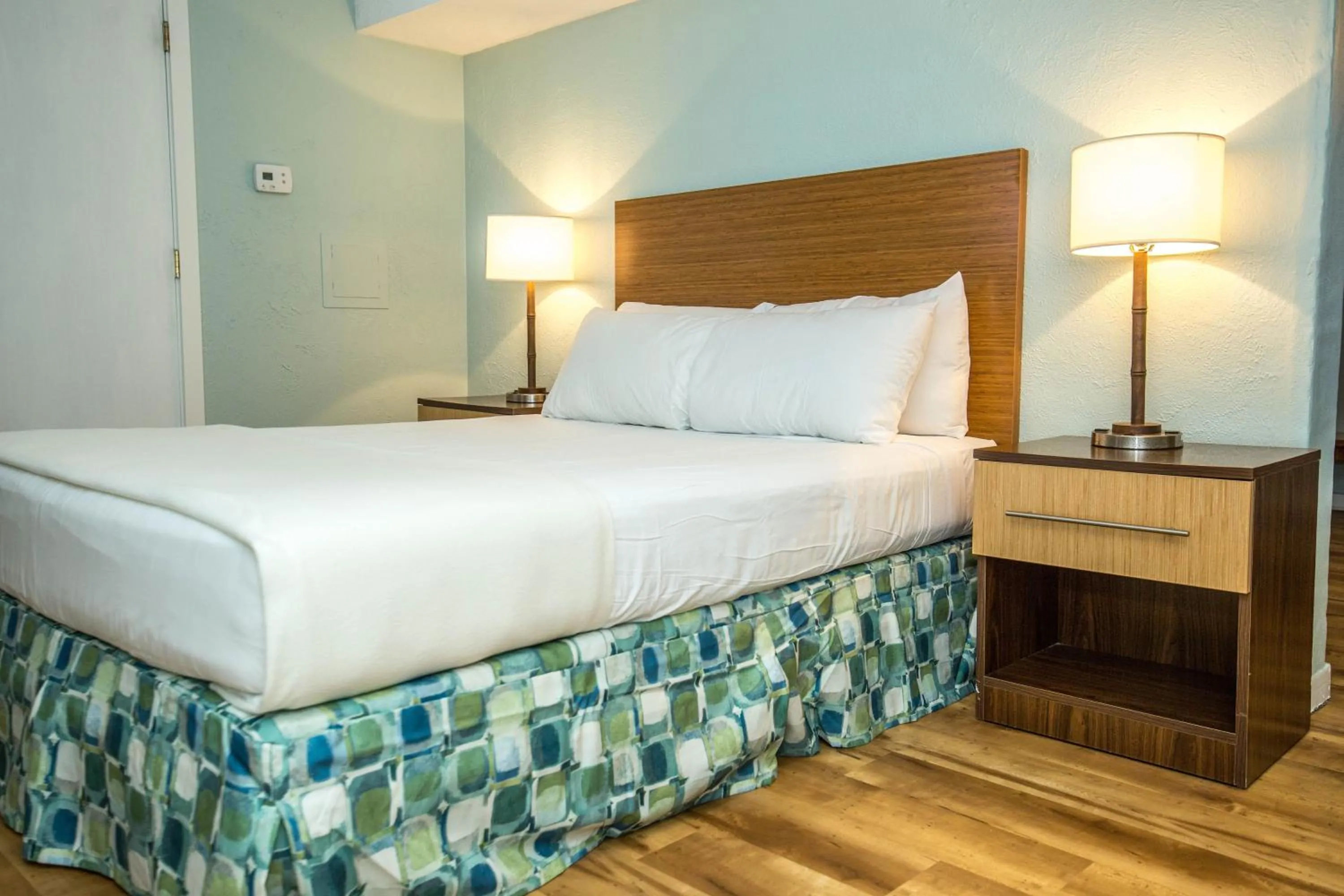 Bed in Blue Palms Resort