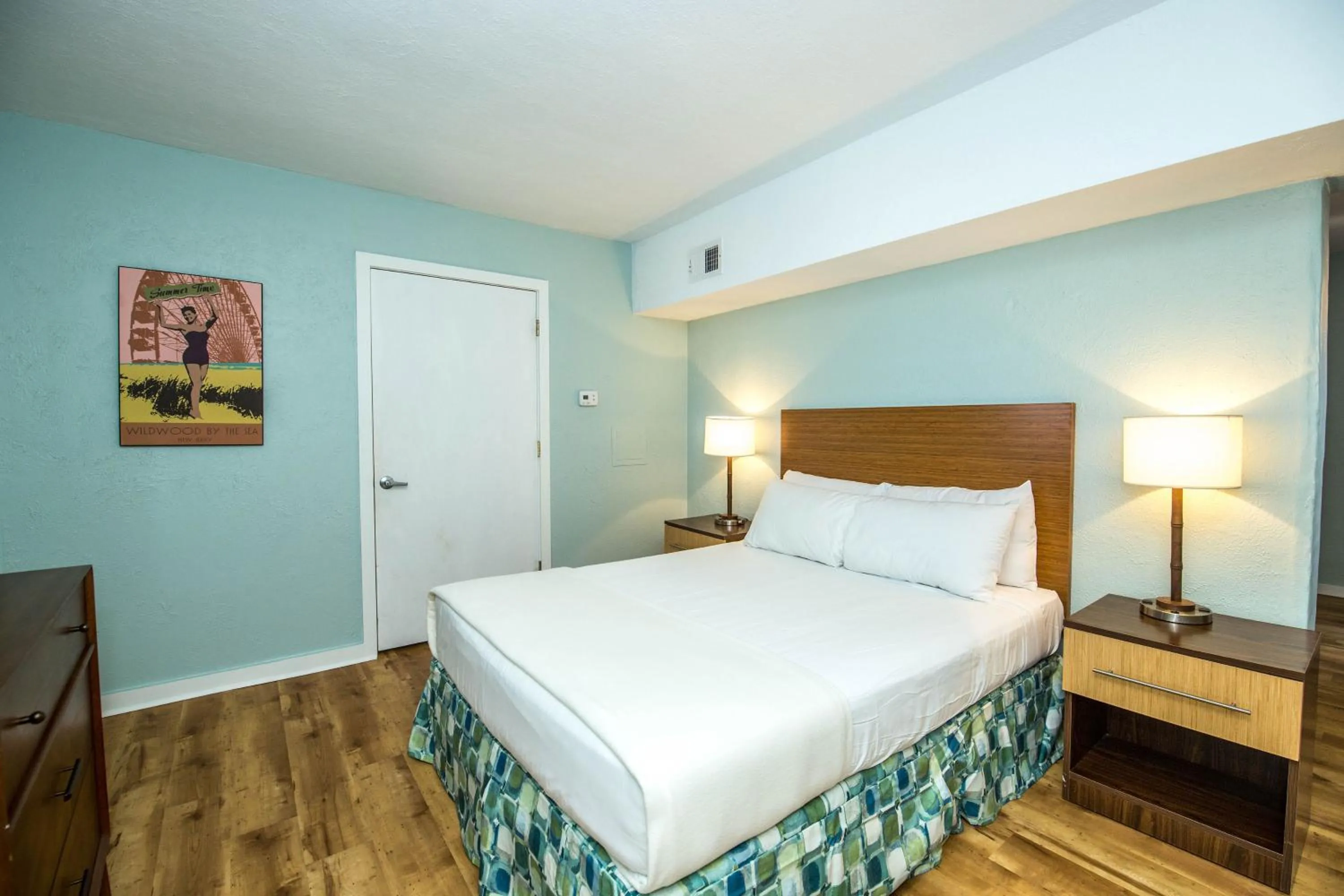 Bed in Blue Palms Resort