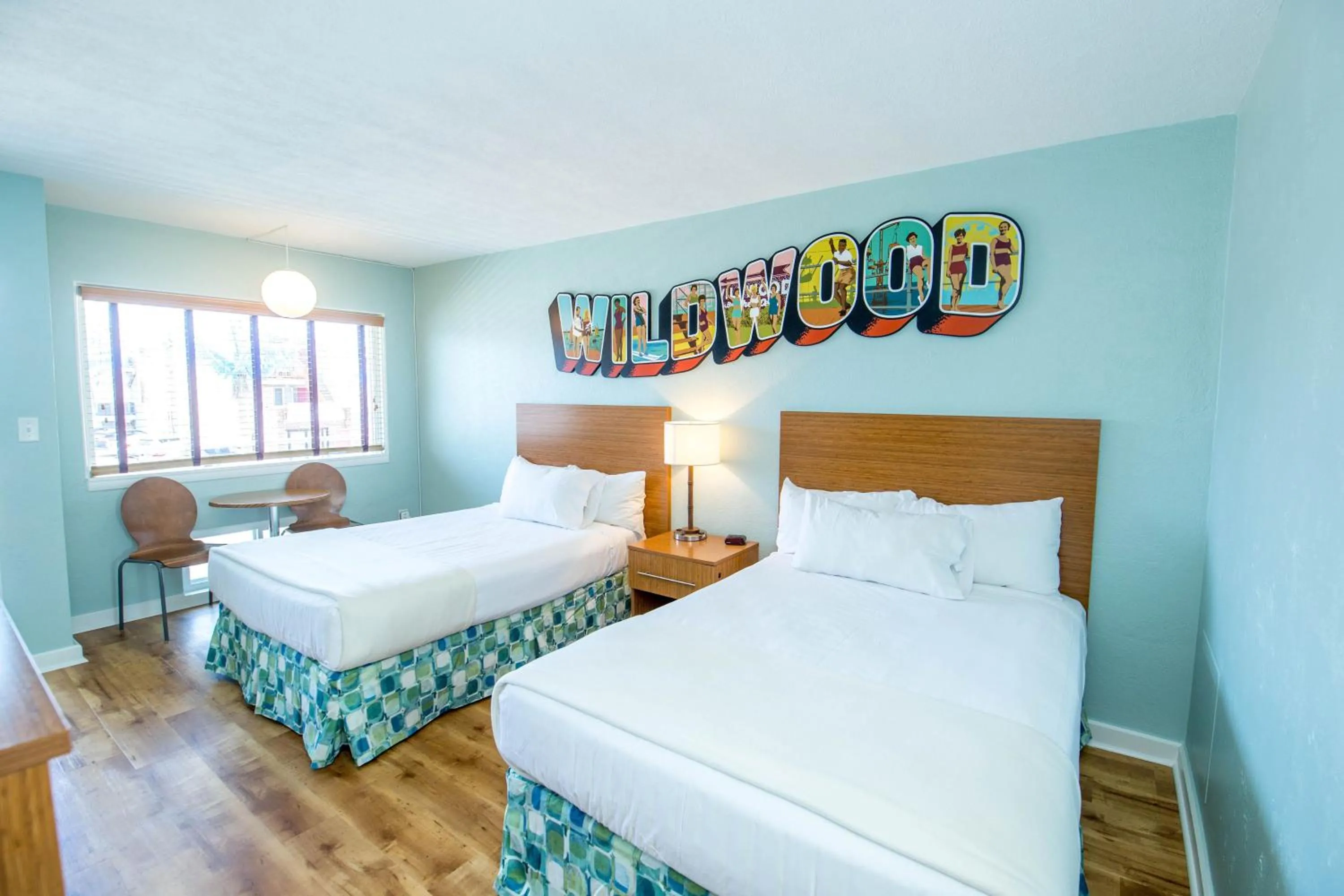 Bed in Blue Palms Resort